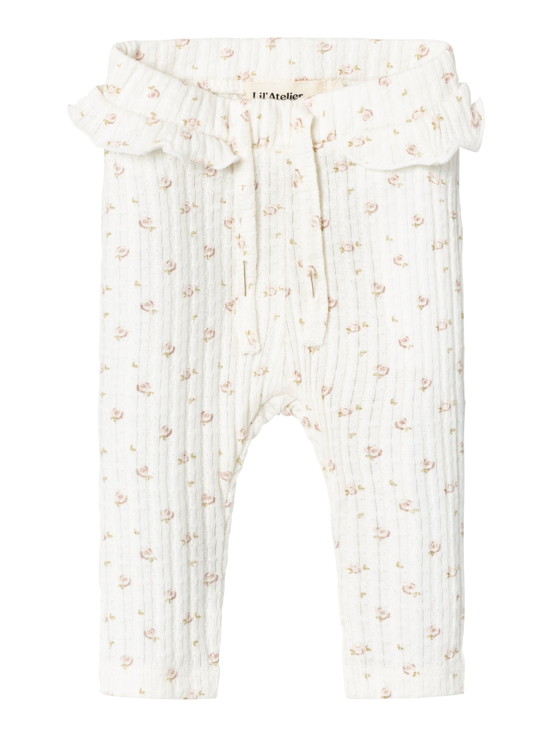 Lil Atelier Hulla Slim Leggings – Kokosmælk – Udsalg!