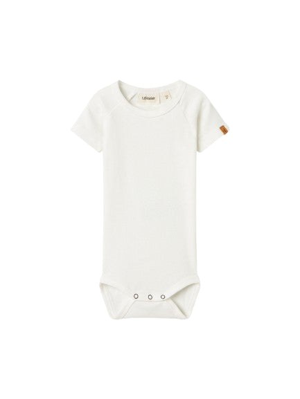 Lil Atelier Lalo Body med Korte Ærmer – Kokosmælk Tilbud