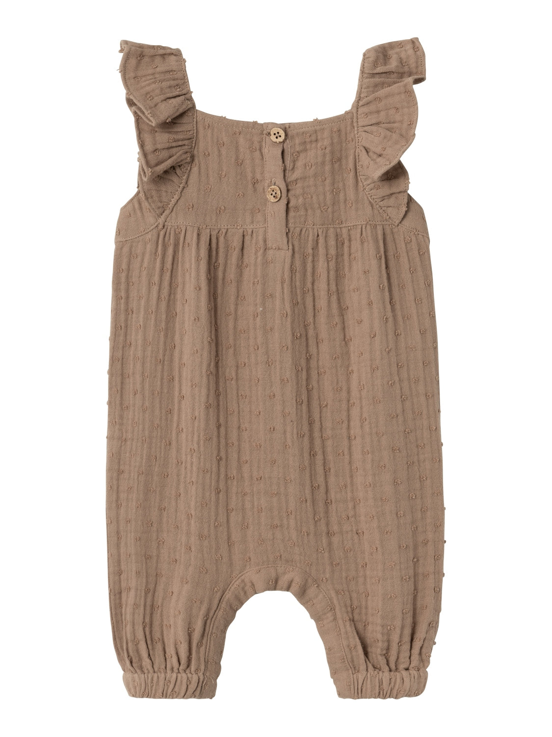 Lil Atelier Lamia Loose Overall - Woodsmoke Tilbud!