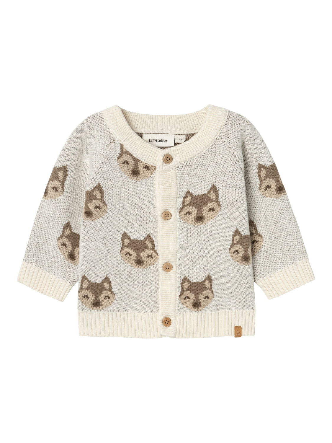 Lil Atelier Lamoe Cardigan med Ræv Print – Fantastisk Tilbud!