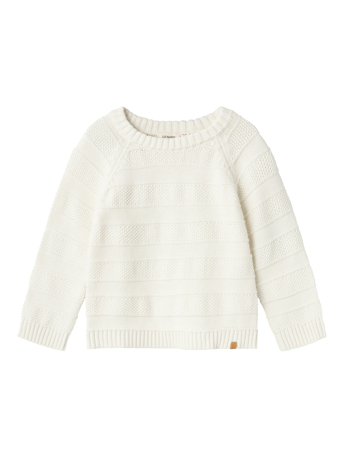 Lil Atelier Larson Strikbluse – Økologisk Kvalitet til Børn