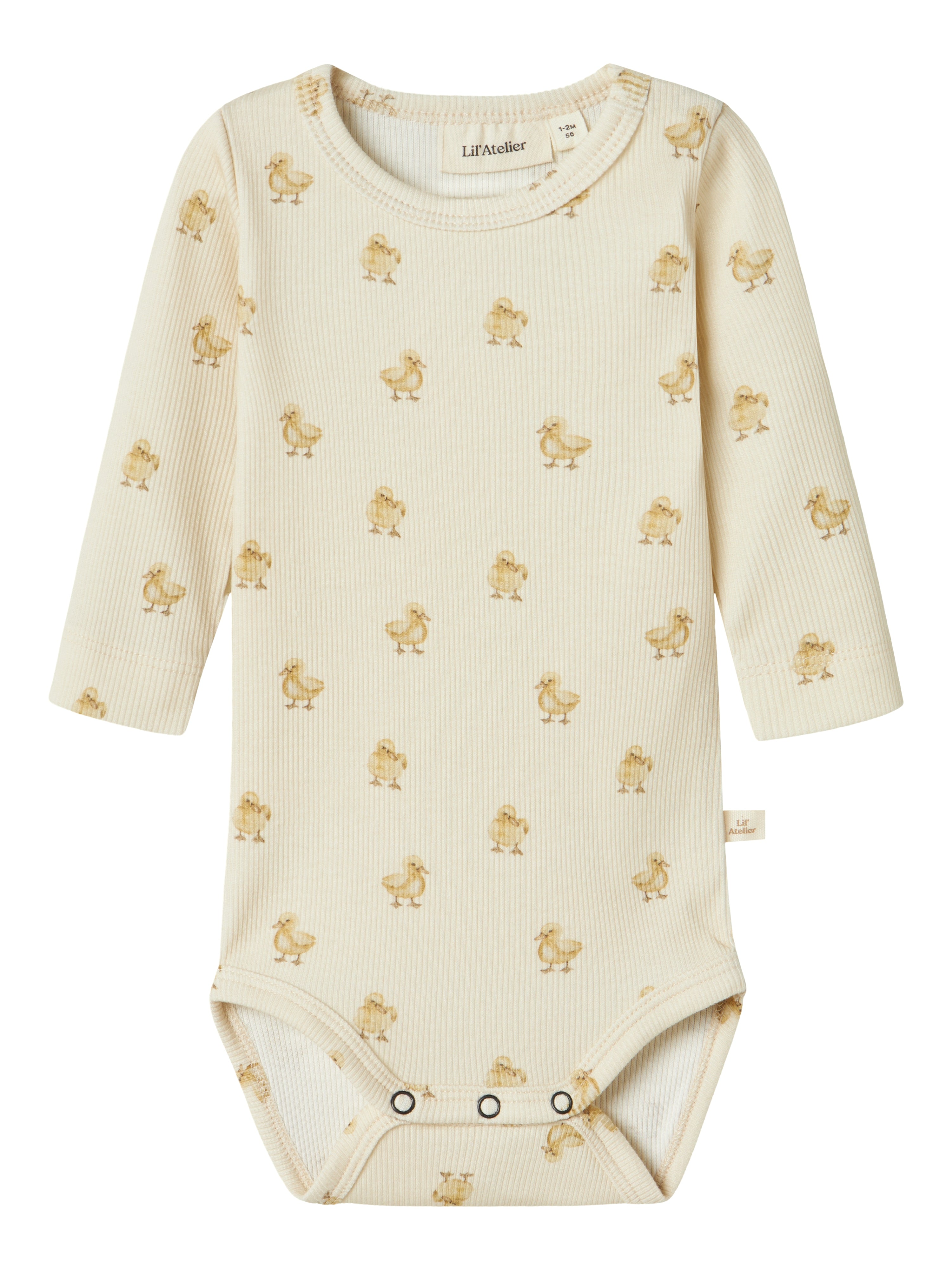 Lil Atelier Lavo Emo Sim Body – Andeprint i Turtledove