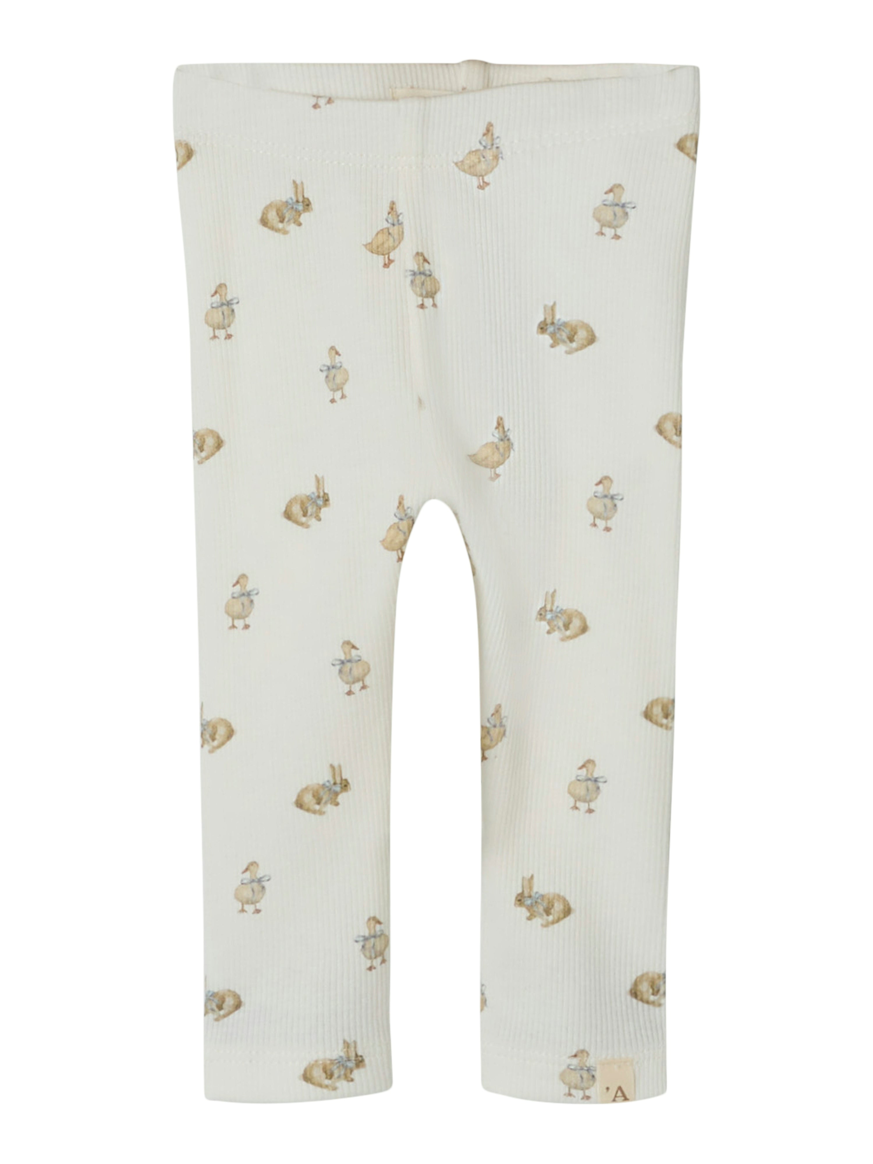 Lil Atelier Lavo Emo Leggings - Legende Ænder og Kaniner
