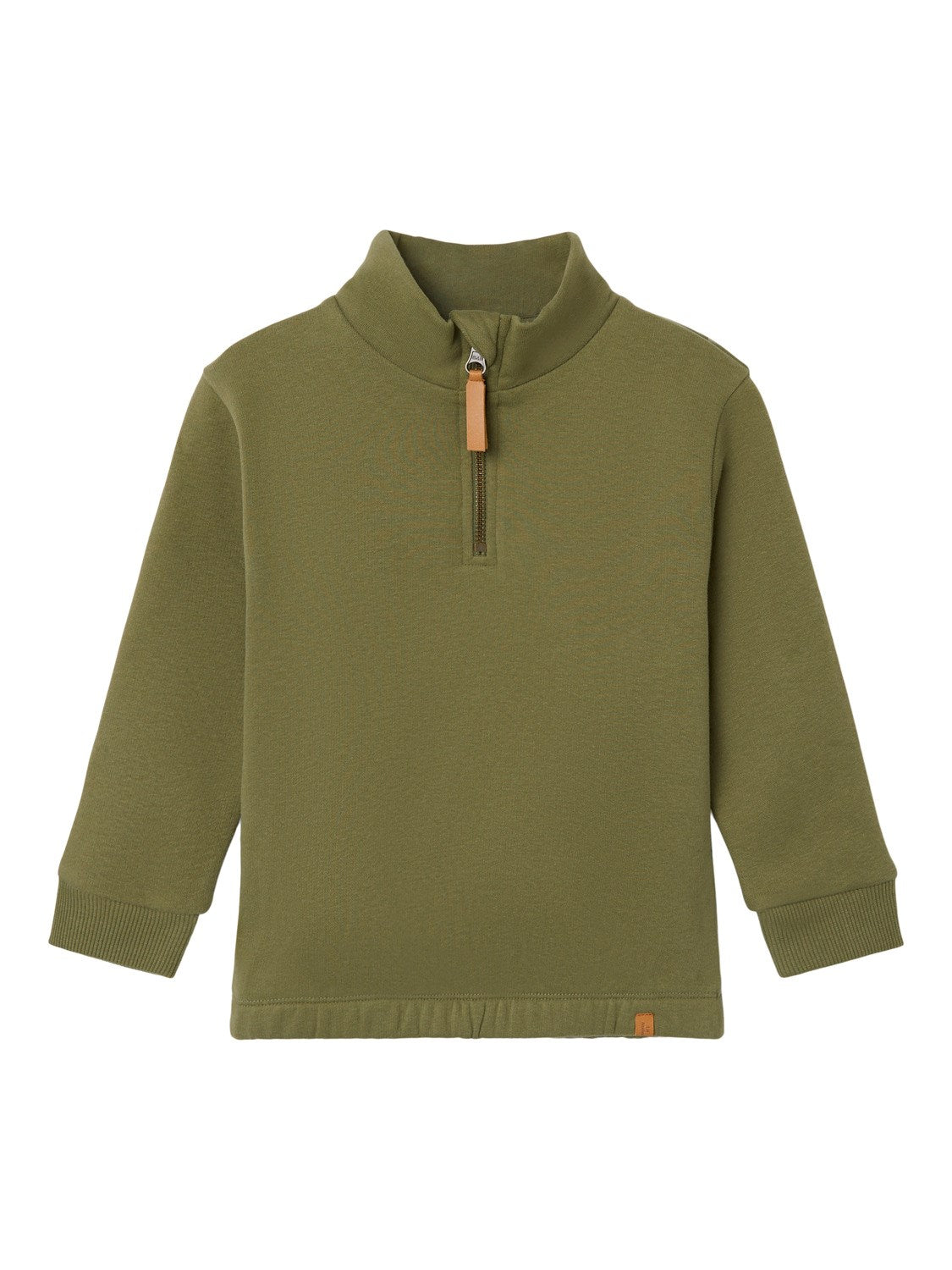 Lil Atelier London Halv Lynlås Sweatshirt - Loden Grøn