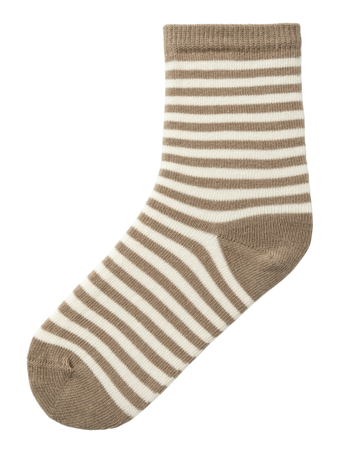 Lil Atelier Love Stripe Babysokker - Birch - Uovertruffen Tilbud!