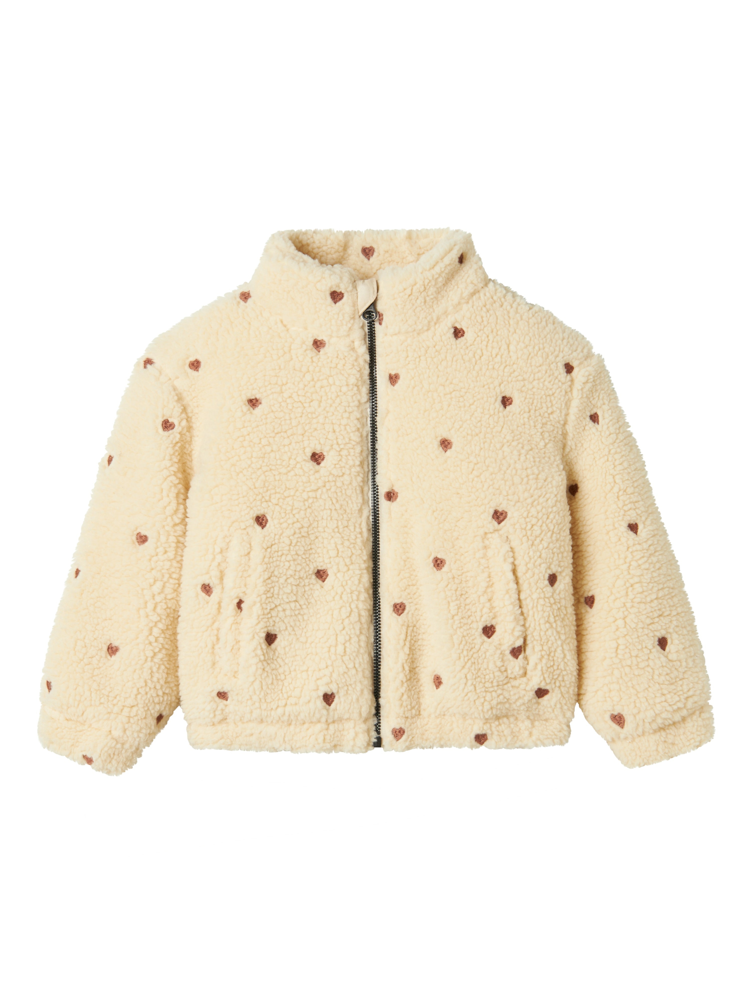 Lil Atelier Nalo Sherpa Jakke – Sandshell – Udsalg!