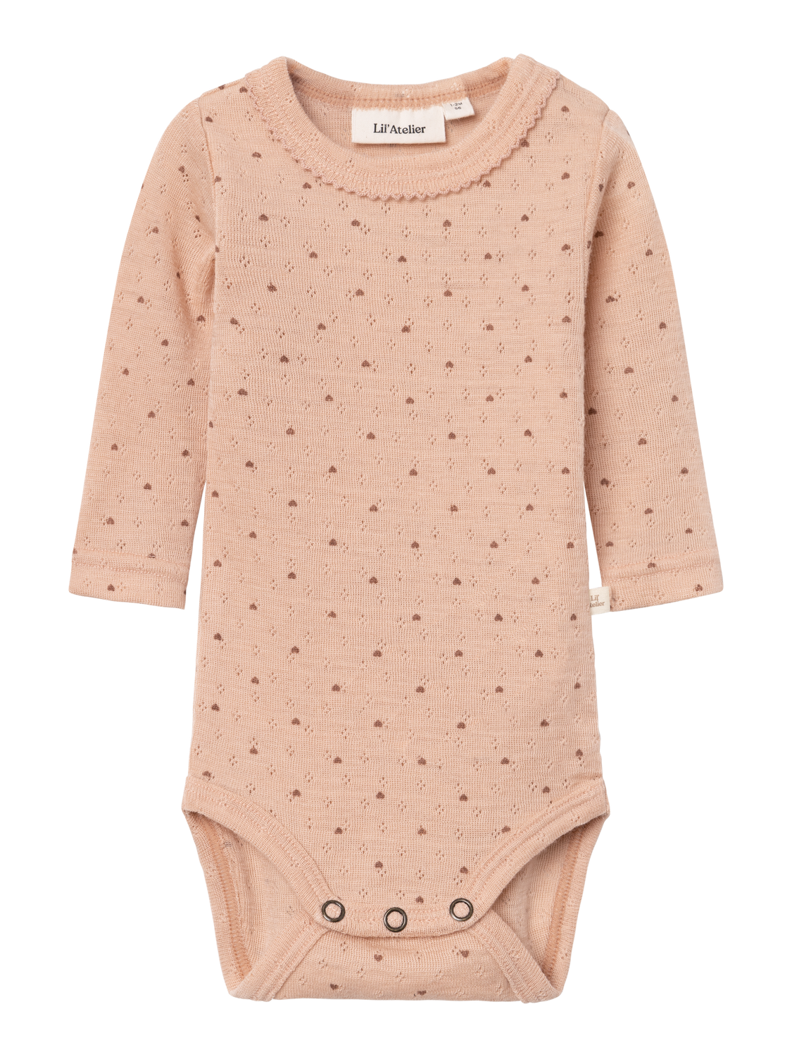 Lil Atelier Nava Uld Bodystocking – Rugby Tan – Fantastisk Tilbud!