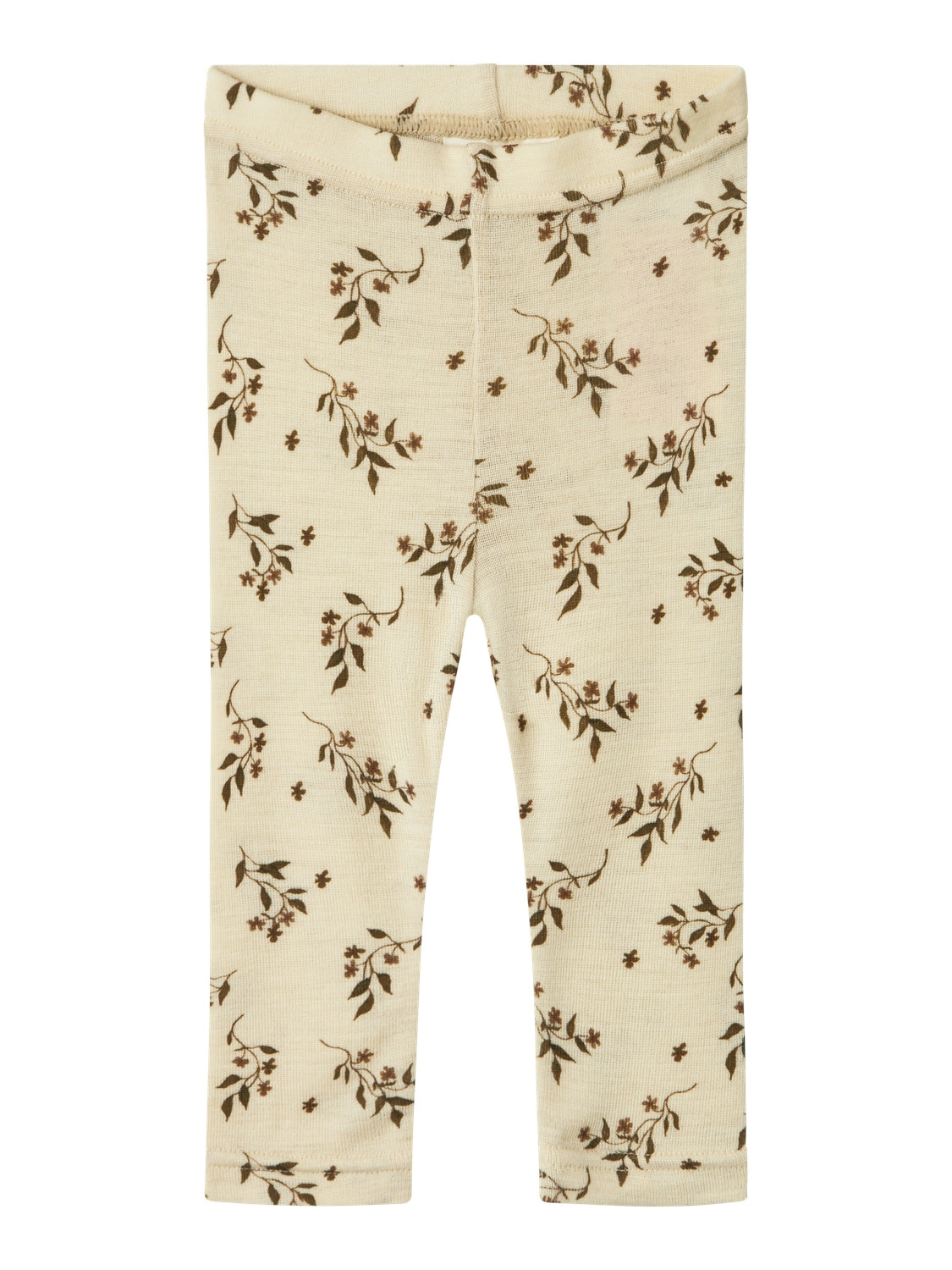 Lil Atelier Nimo Uld Leggings – Sandshell – Fantastisk Tilbud!