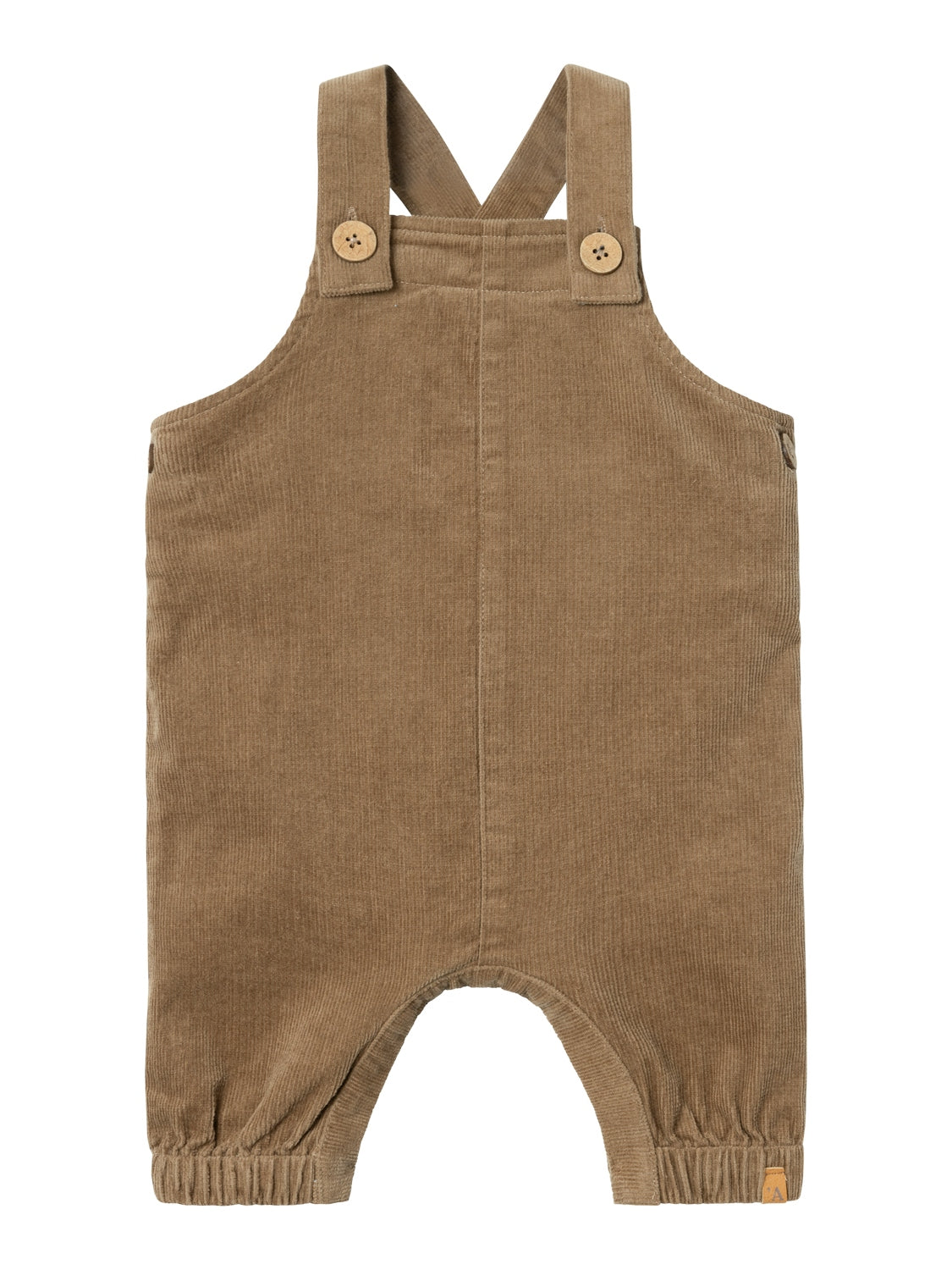 Lil Atelier Obert Overall – Blødt Fløjl i Elegant Sepia