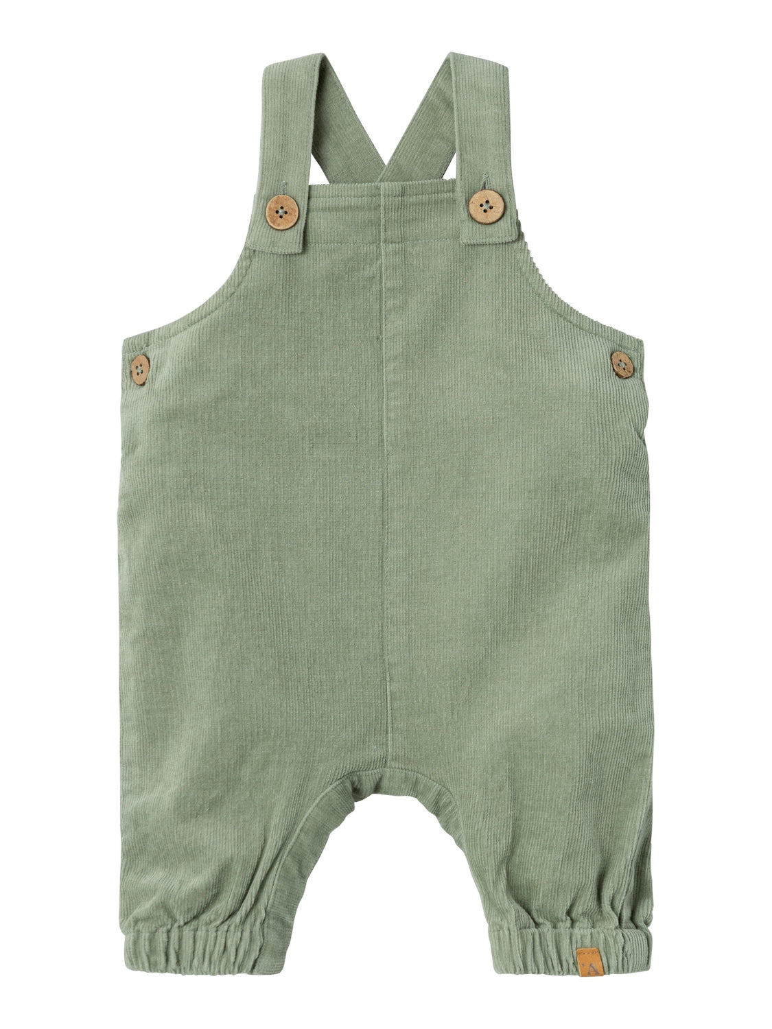 Lil Atelier Obert Fløjls Overalls – Seagrass – Komfortabel Stil