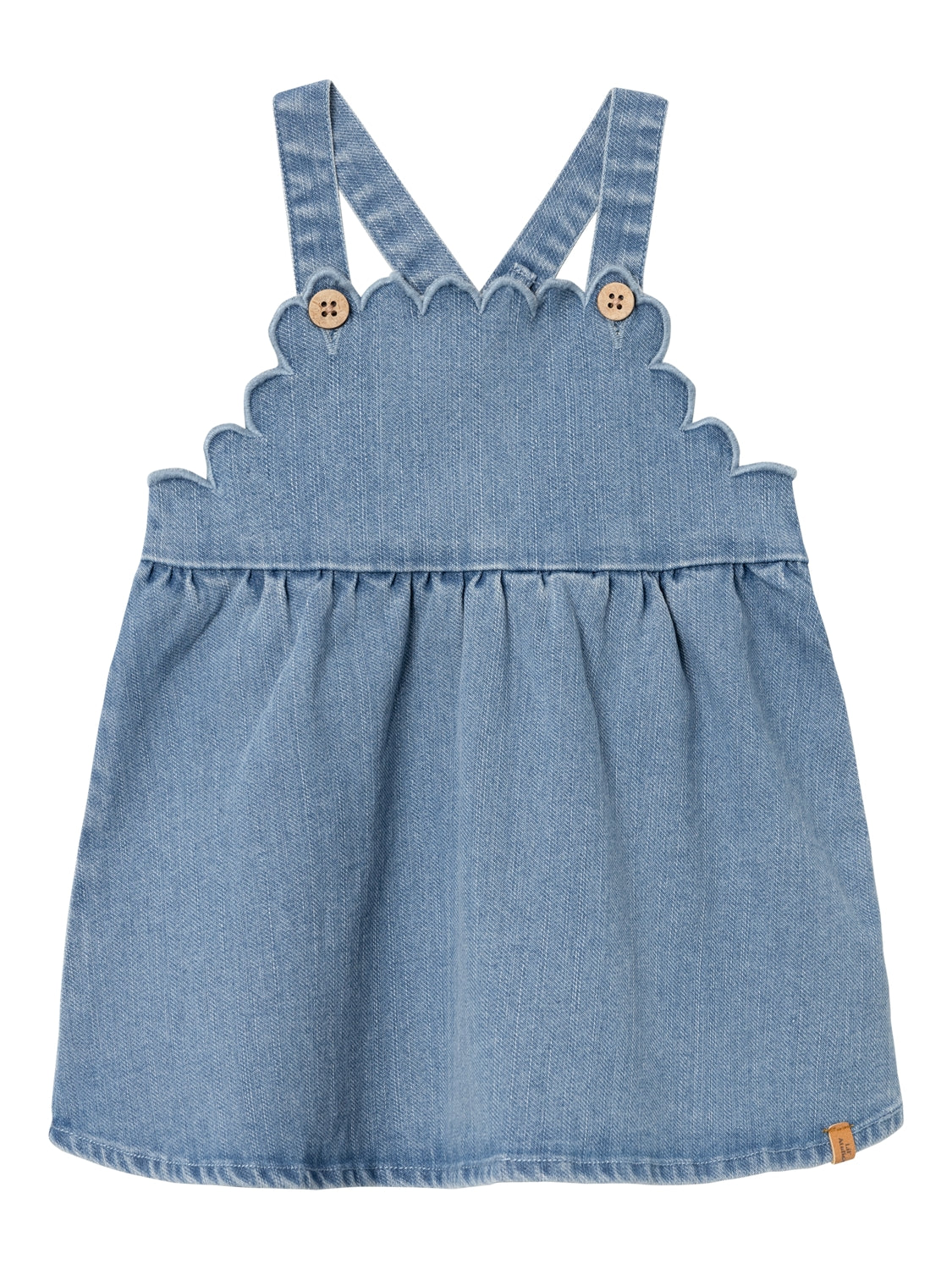 Lil Atelier Okaja Denim Kjole – Mørkeblå Udsalg!