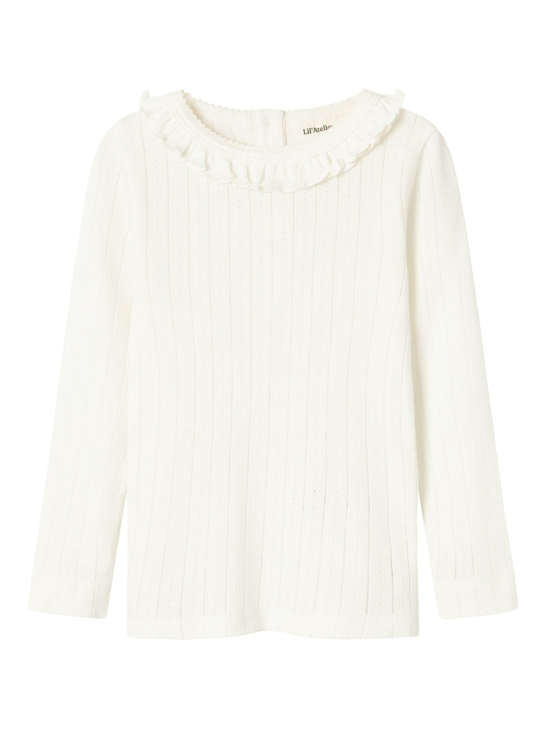 Lil Atelier Rachel Nis Slim Bluse – Kokosmælk – Udsalg!