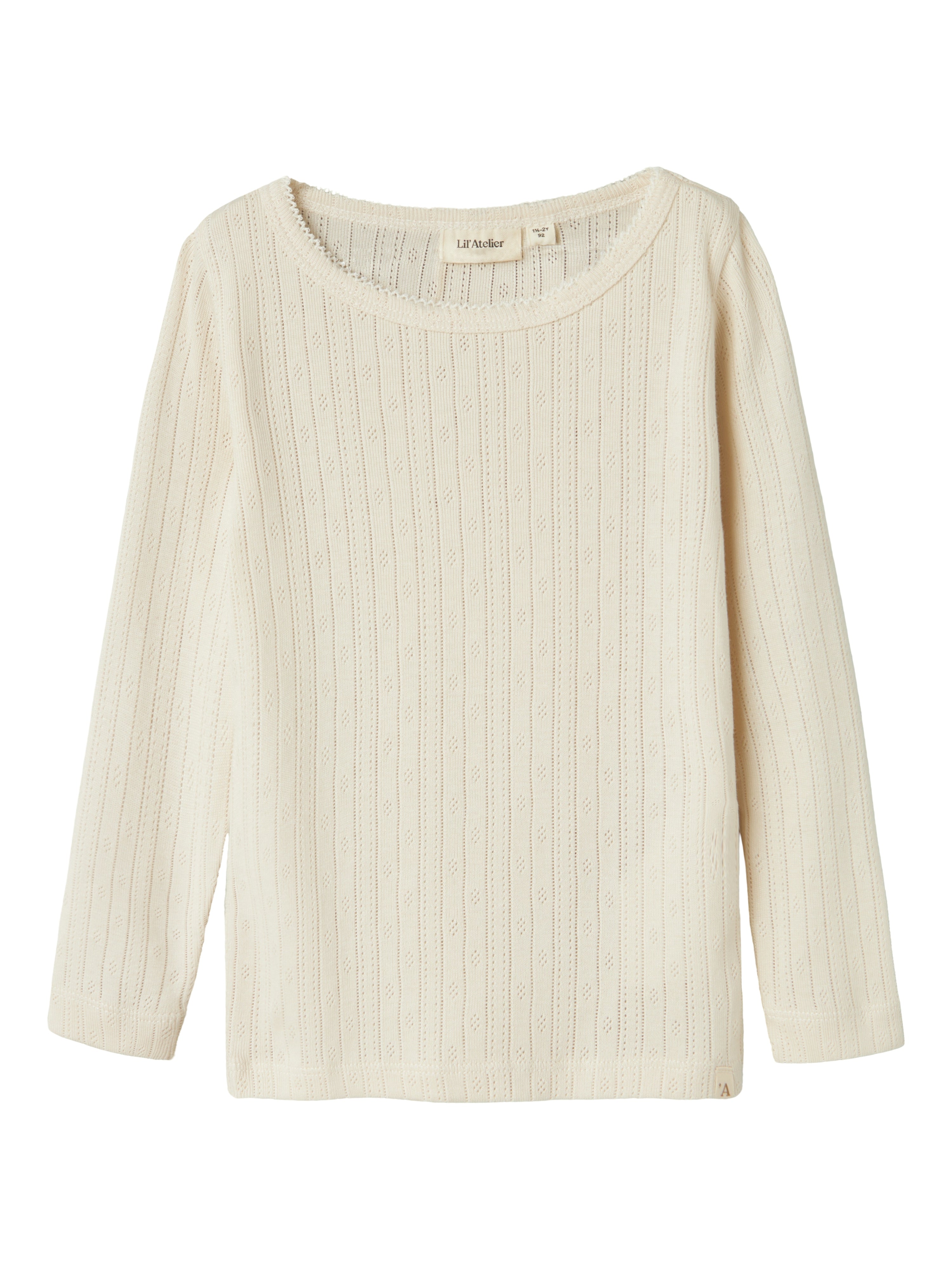 Lil Atelier Rachel Nes Slim Bluse – Turtledove Tilbud!