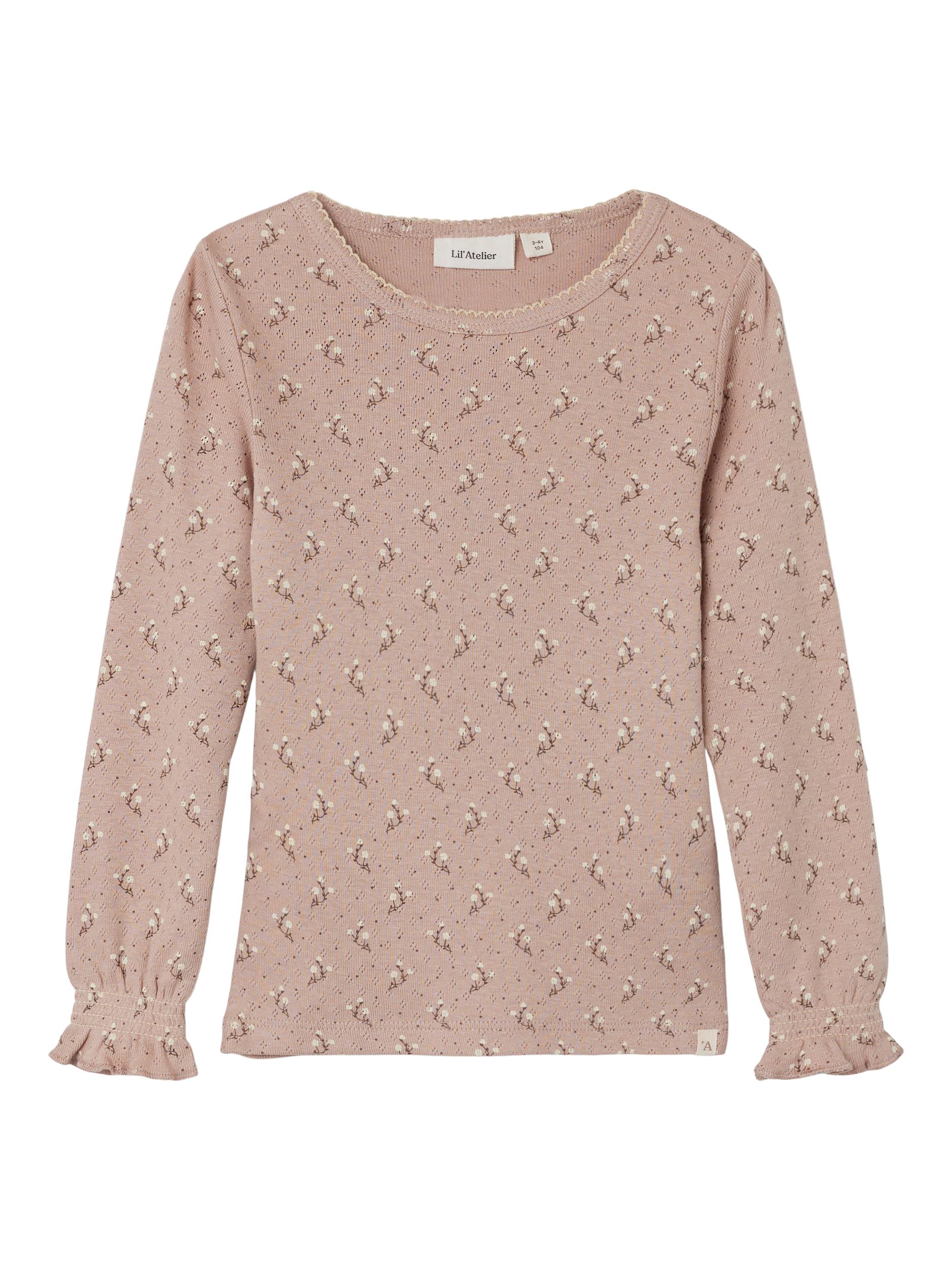 Lil Atelier Rachello Bluse - Nougat - Fantastisk Udsalg!