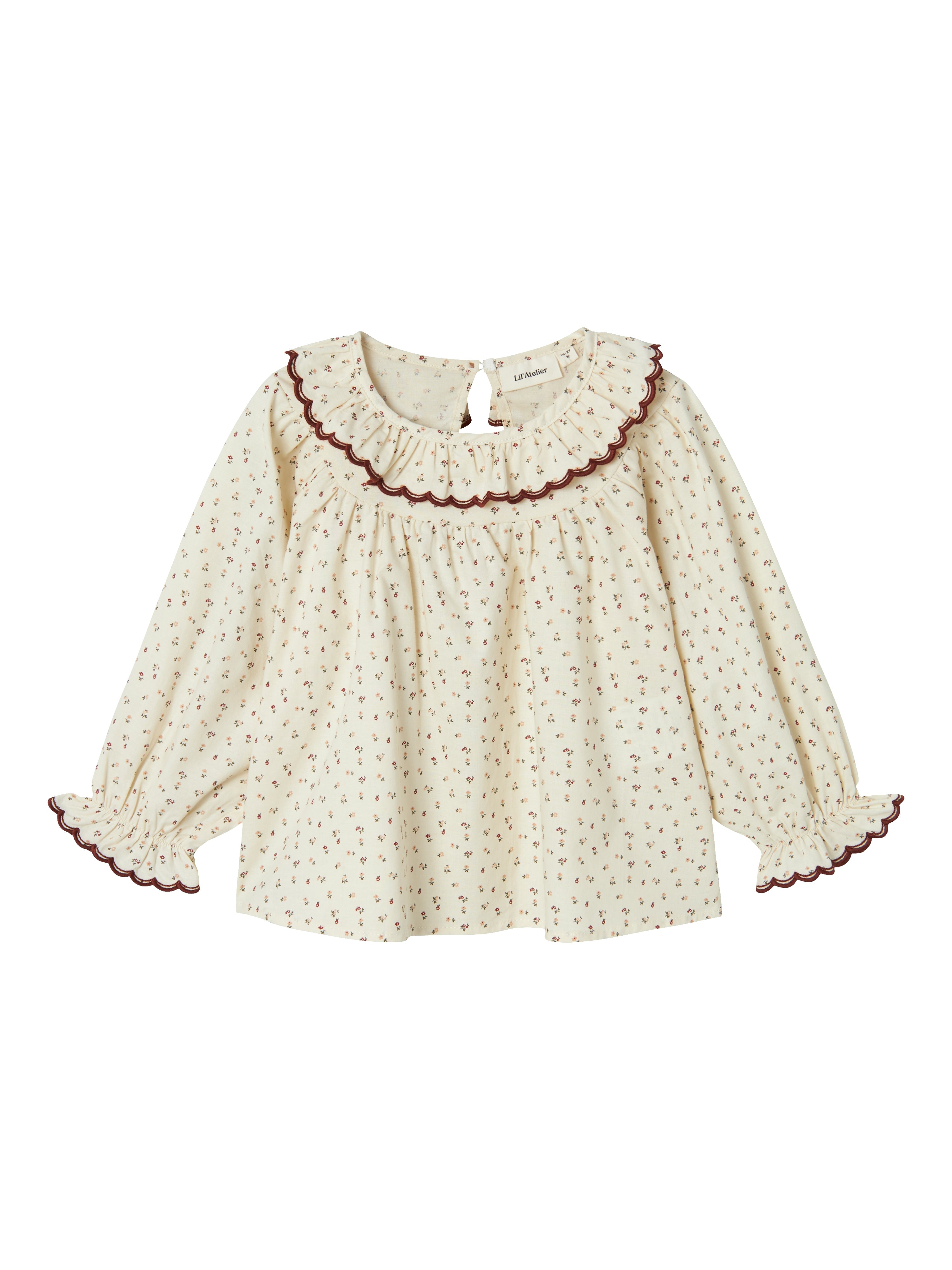Lil Atelier Rasia Skjorte – Turtledove – Fantastisk Tilbud!