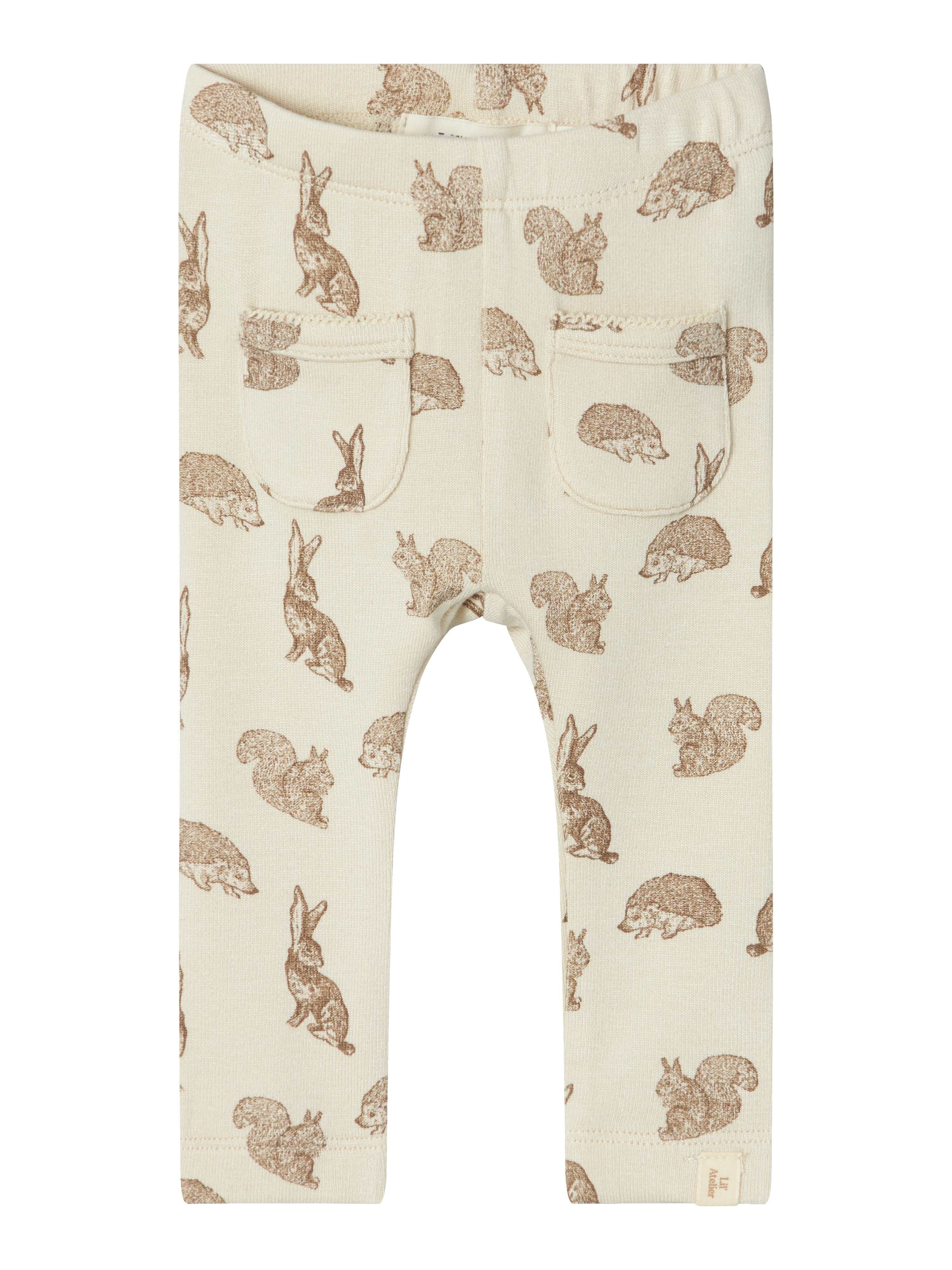 Lil Atelier Saba Slim Leggings - Turtledove - Udsalg!