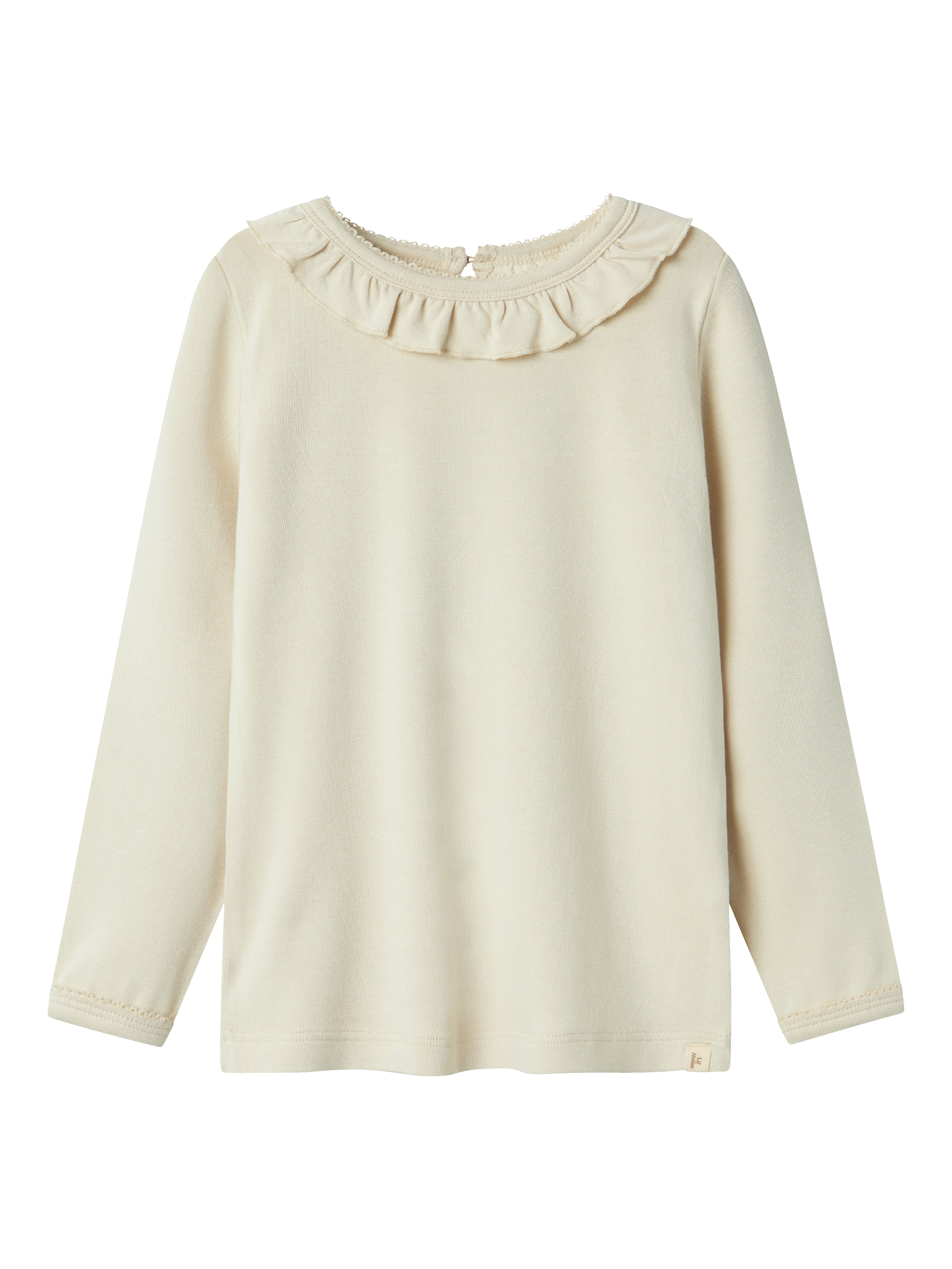 Lil Atelier Saba Sol Slim Top - Turtledove Bluse på udsalg