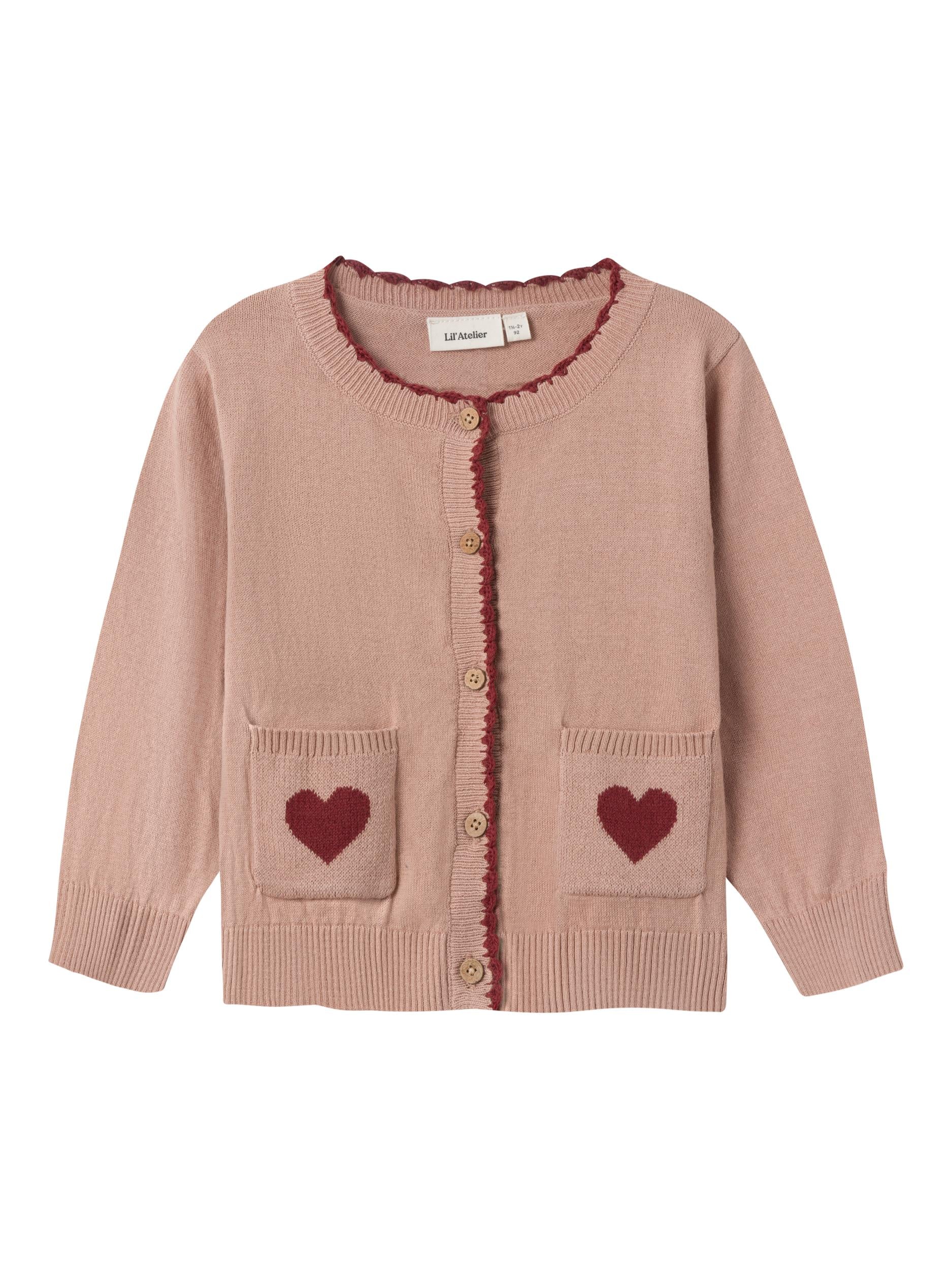 Lil Atelier Saran Strik Cardigan – Nougat – Tilbud!