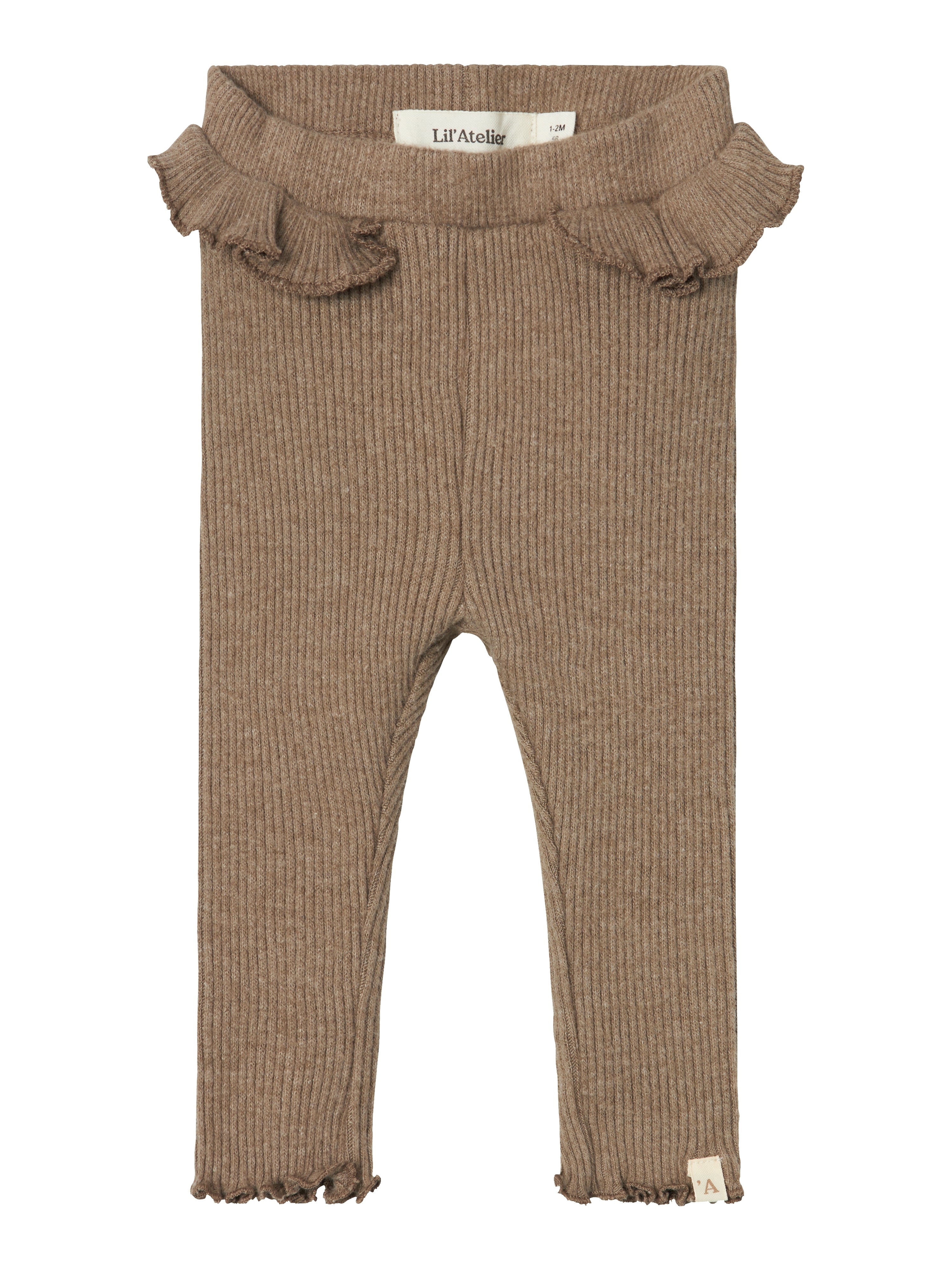 Lil Atelier Sophia Sia Leggings - Shitake - Udsalg!