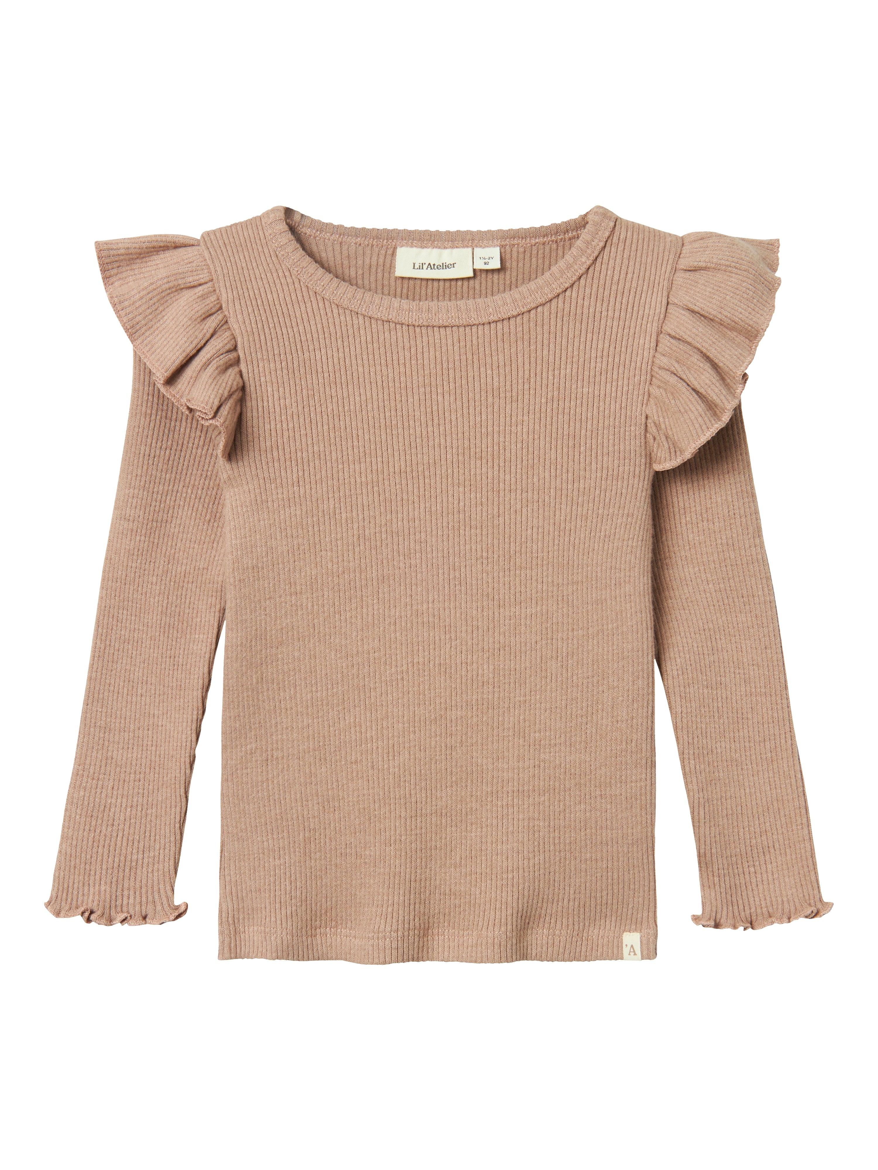 Elegant Børnebluse i Rugby Tan – Lil Atelier på tilbud!