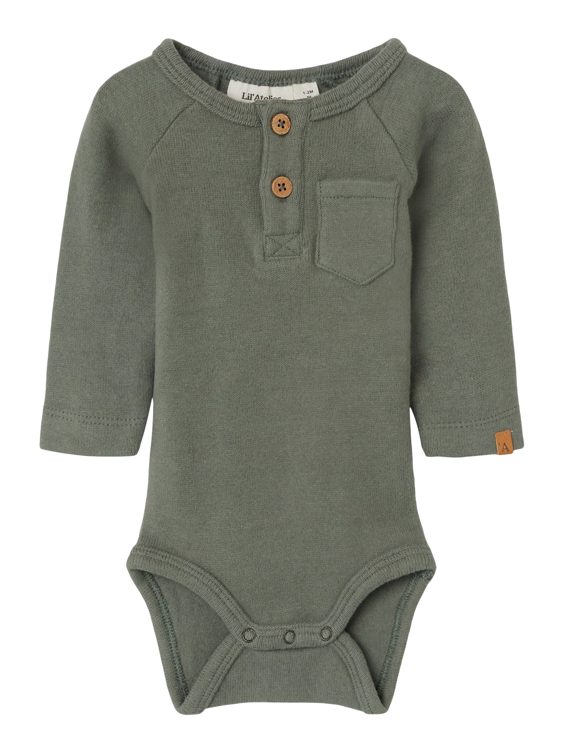 Lil Atelier Thor Body – Agave Grøn – Komfortabel Stil