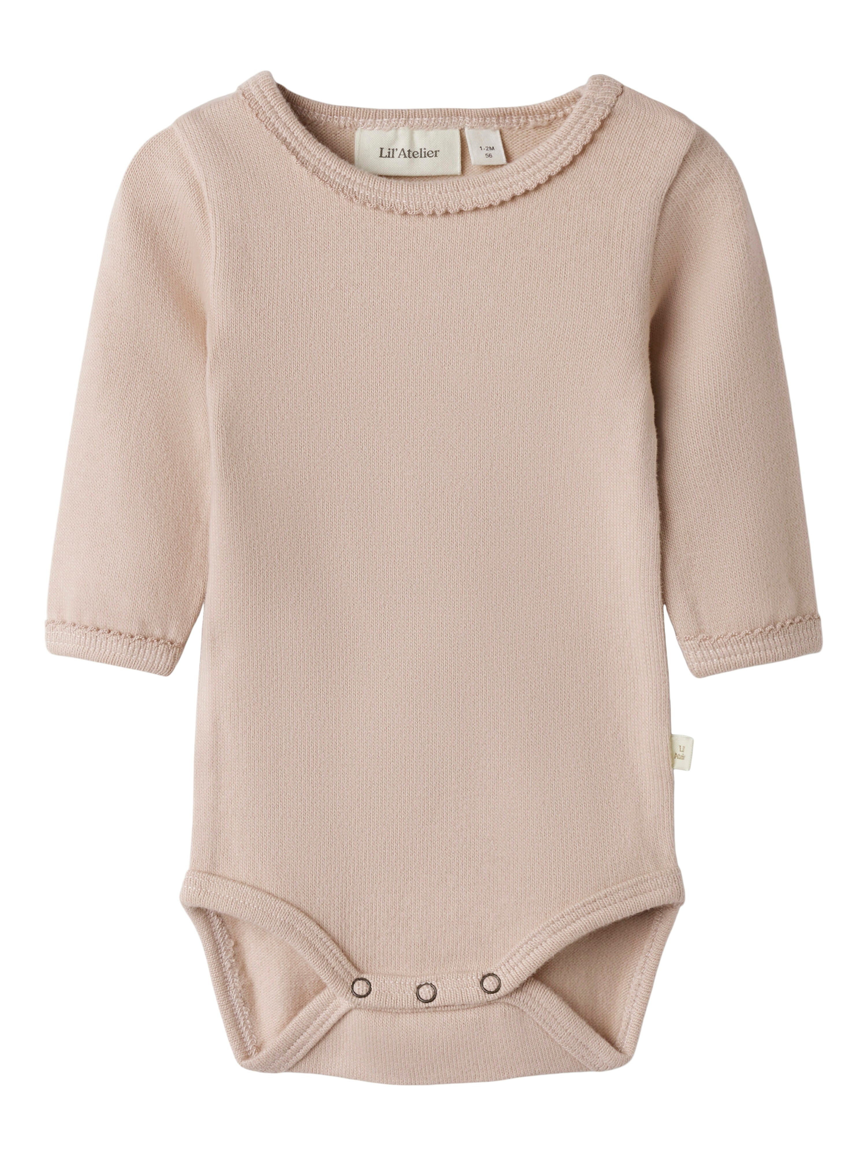 Lil Atelier Thoro Slim Body – Misty Rose – Økologisk Kvalitet