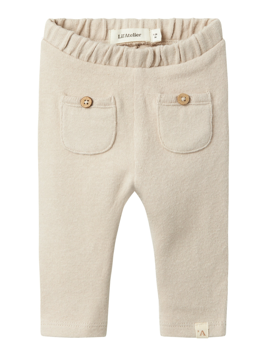Lil Atelier Thoro Hig Slim Leggings – Grå Morn Tilbud!