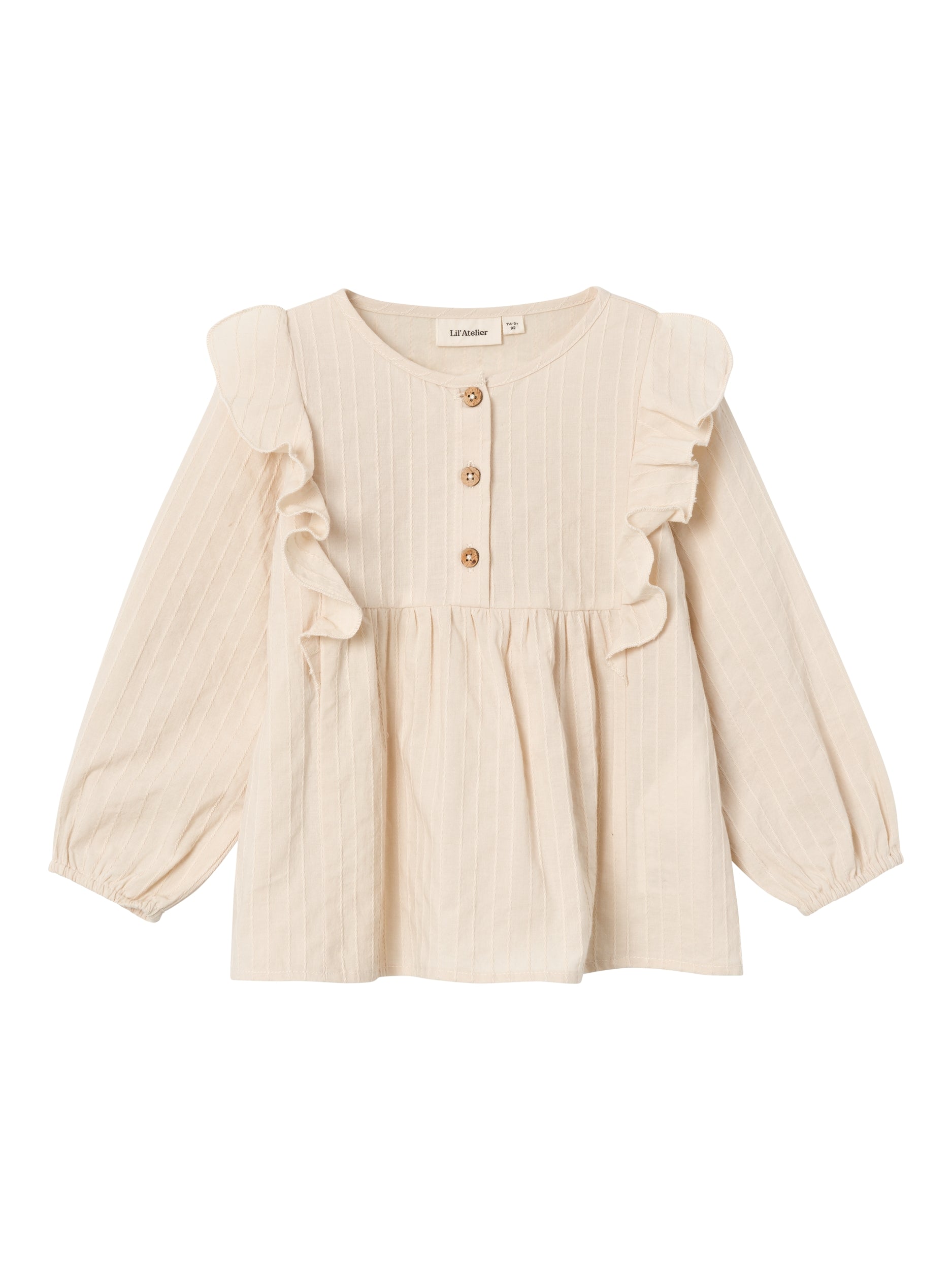 Elegant Beige Skjorte til Børn - Tiba fra Lil Atelier