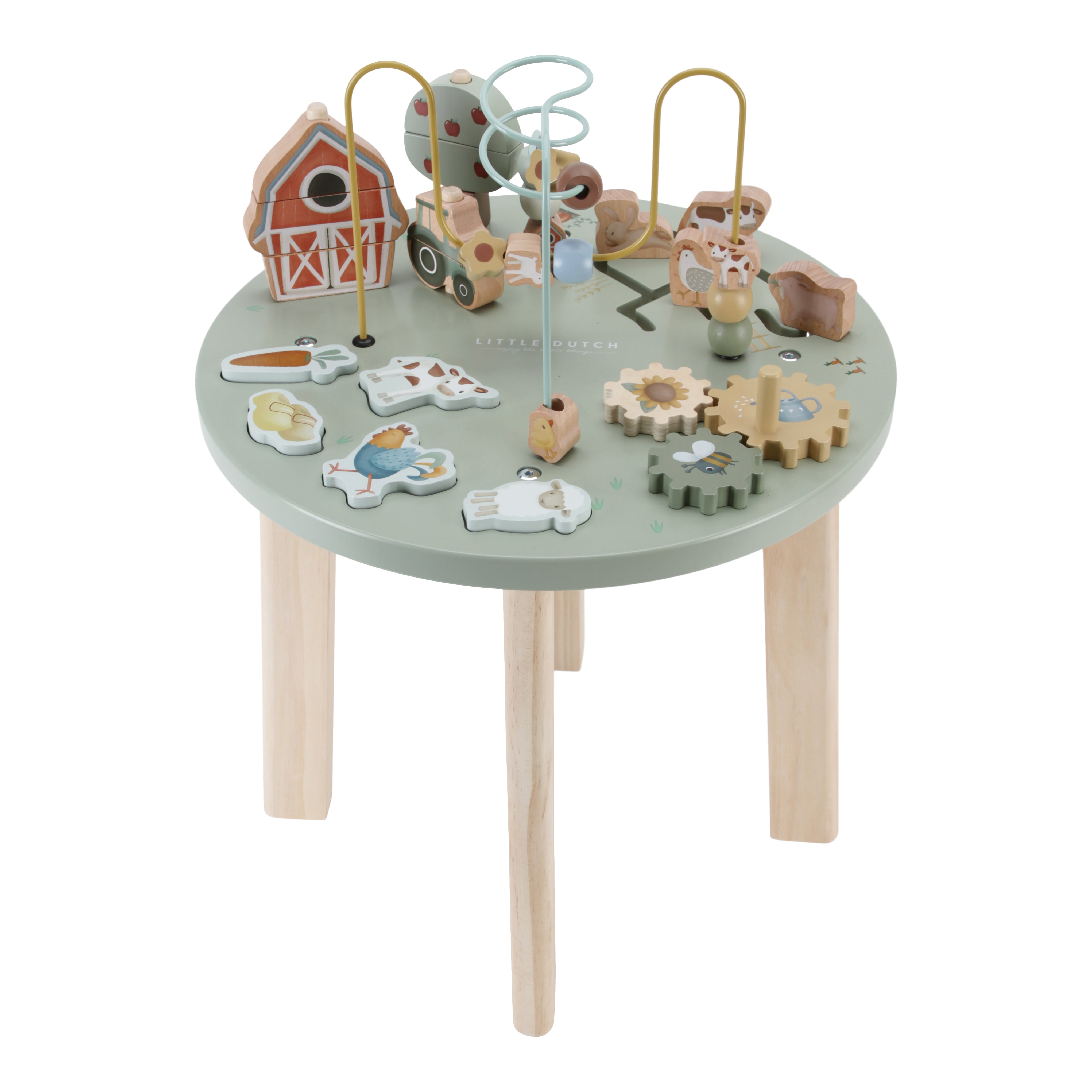 Little Dutch Aktivitetsbord – Little Farm til leg og læring