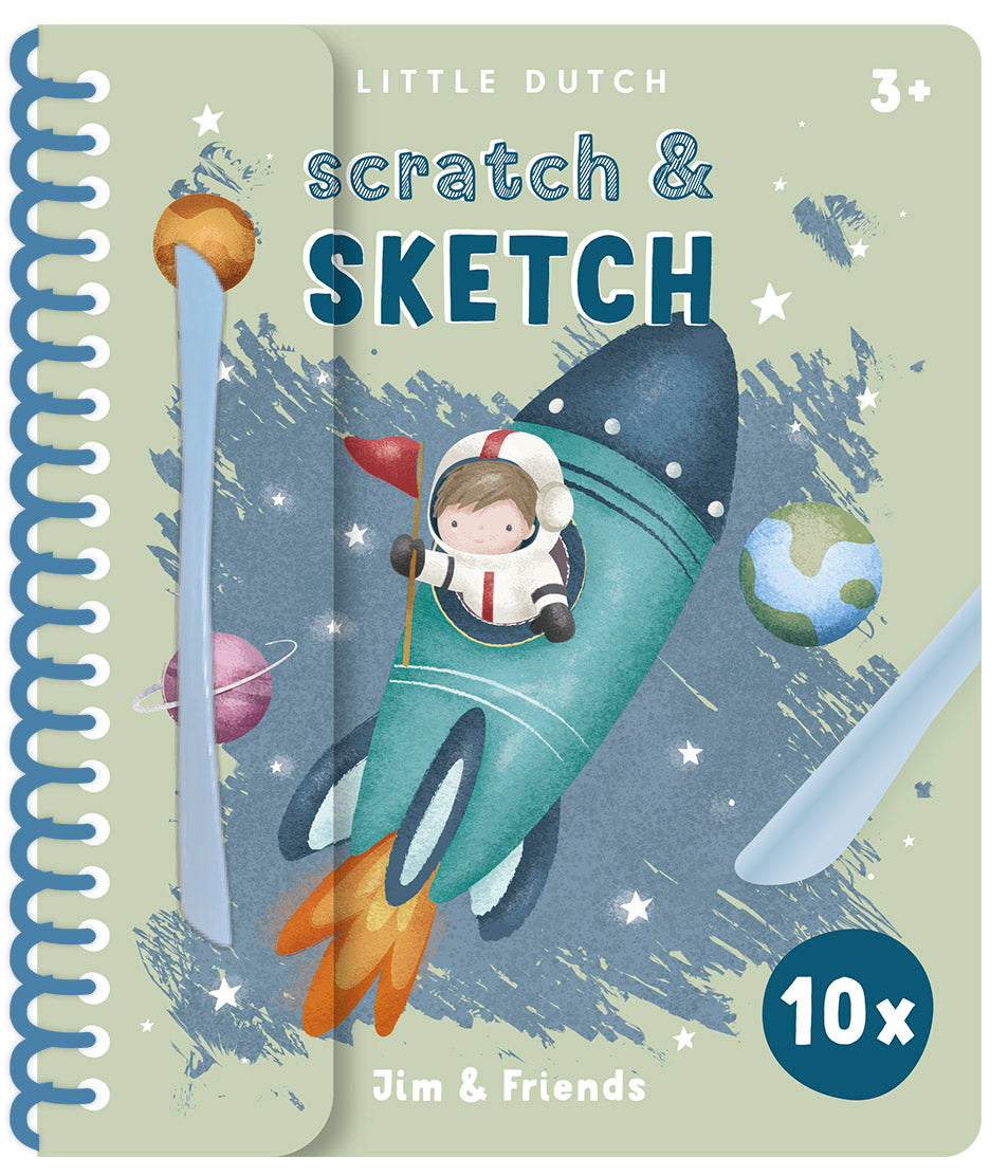 Little Dutch Skrabebog – Jim & Venner til Kreativ Leg