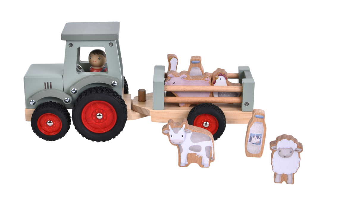 Little Dutch Traktor med Trailer – Sjov Bondegårdsleg!