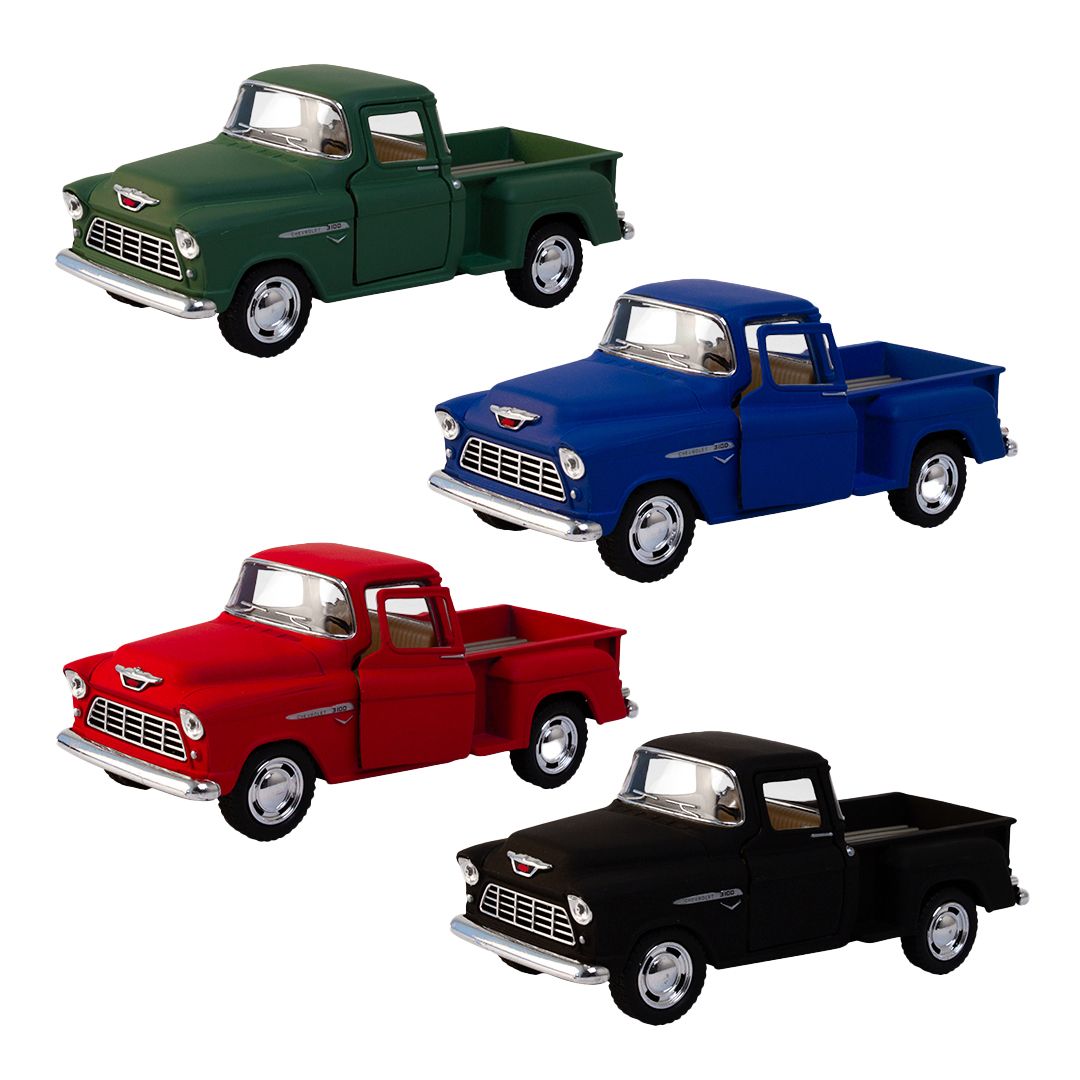 Magni Chevy Stepside Legetøjsbil - Grøn med Pullback