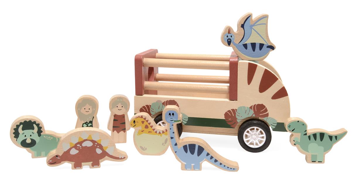 Magni Dinobil Rød Dinosaur Bil – Legende Læring & Sjov
