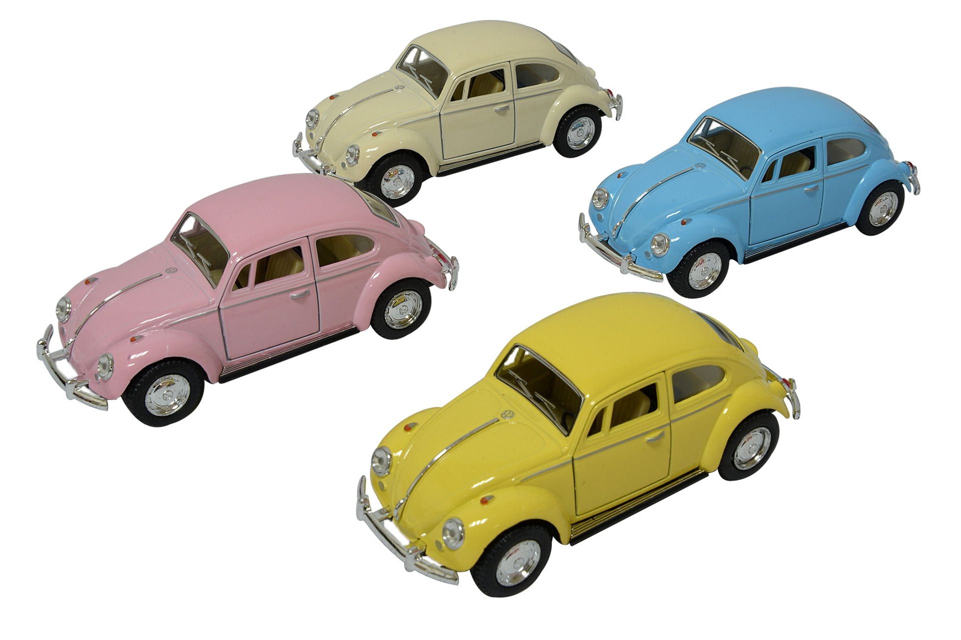 Magni Klassisk Beetle – Lyserød Legetøjsbil i Pastelfarver