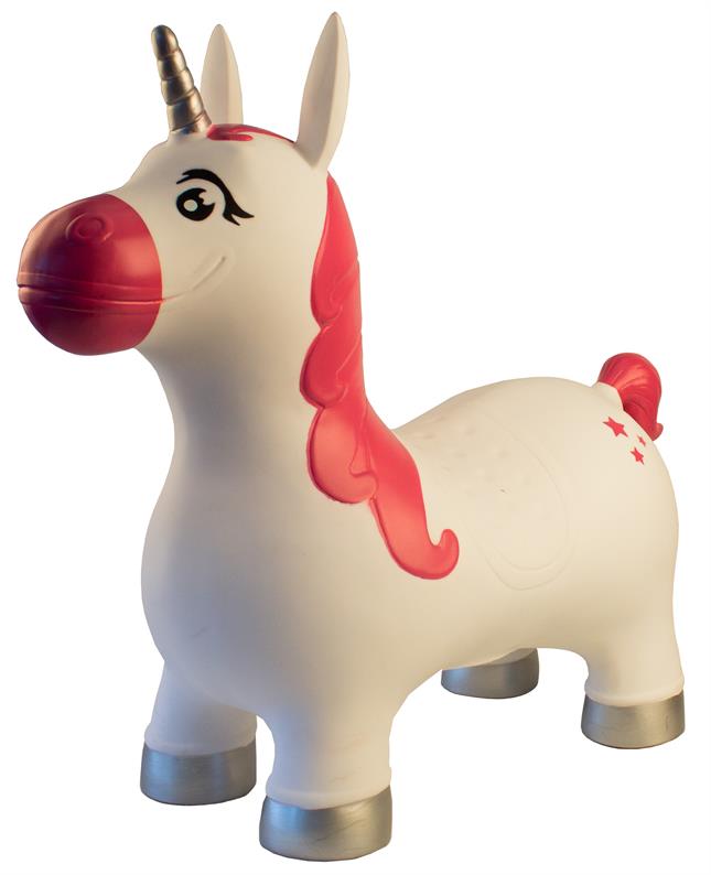 Farverig Enhjørning Hoppedyr til Aktiv Leg - Magni