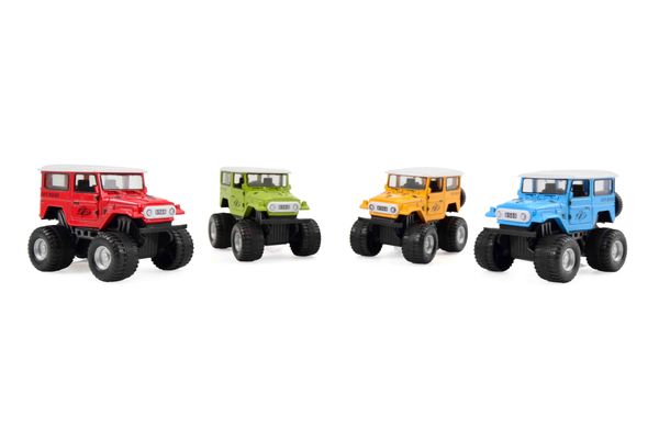 Farverig Magni Monster Truck - Sjov Pull Back Legetøjsbil!