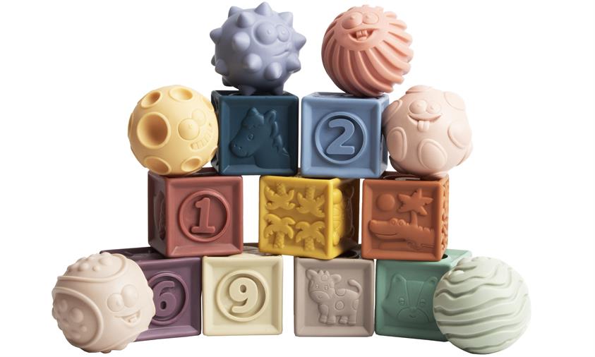 Magni Babymassage Sæt med Stableklodser – Fantastisk Udsalg!