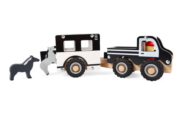 Magni Jeep med Hestetrailer – Fantastisk Legesæt til Børn!