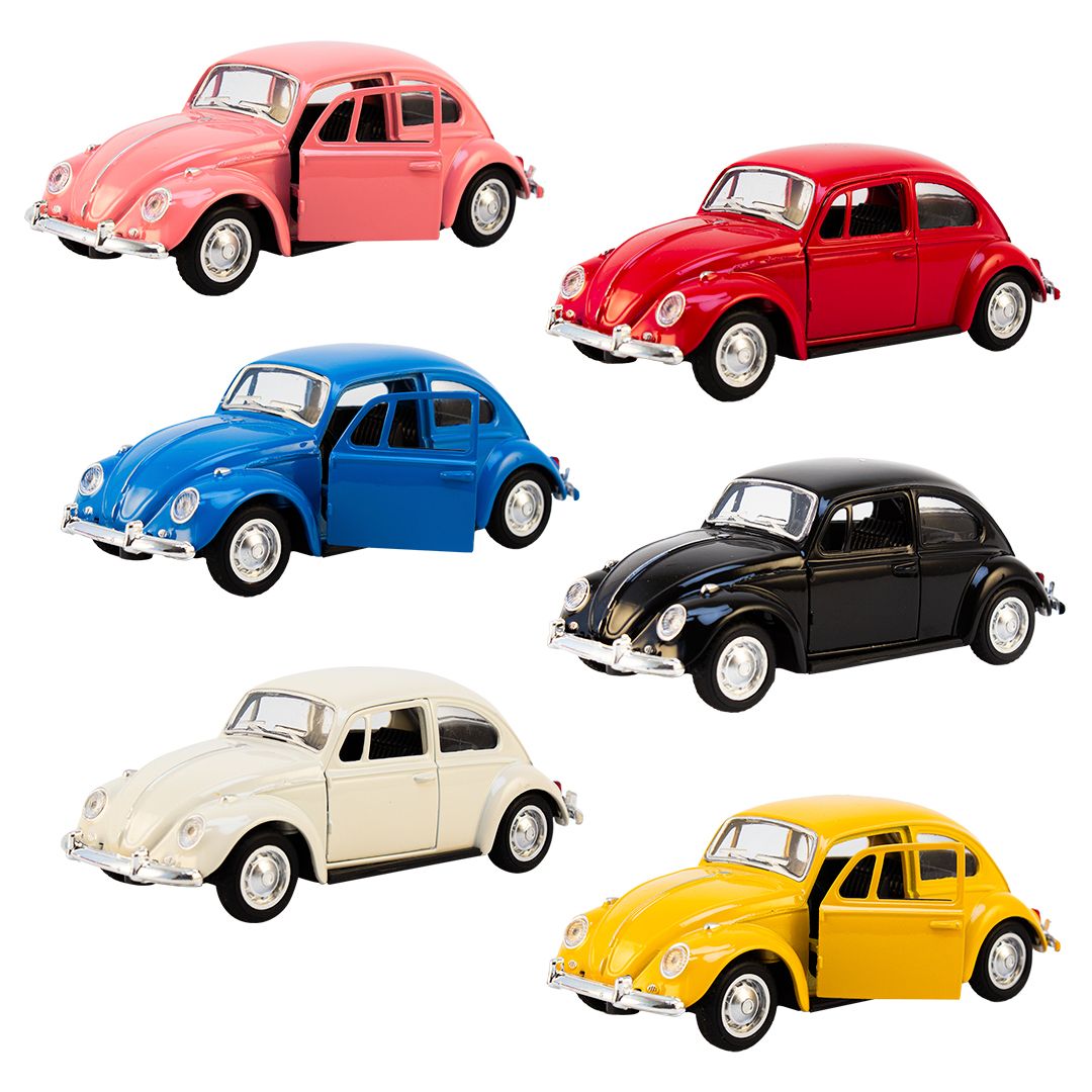 Magni VW Bobbel - Lyserød Legetøjsbil til Børn på tilbud!