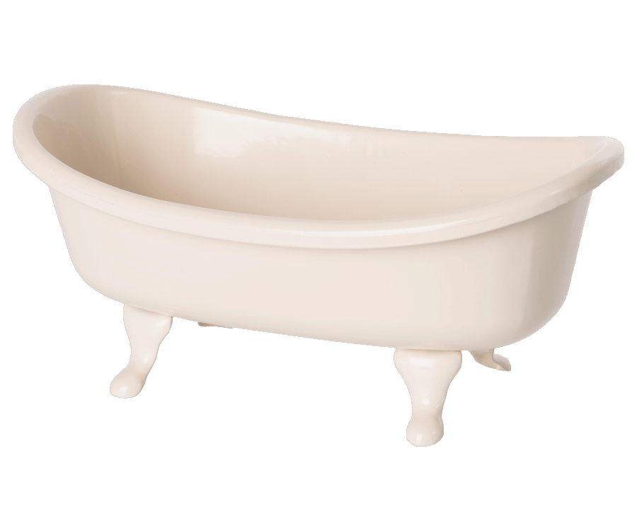 Miniature Badekar til Maileg Dukkeslot - Off White Tilbud
