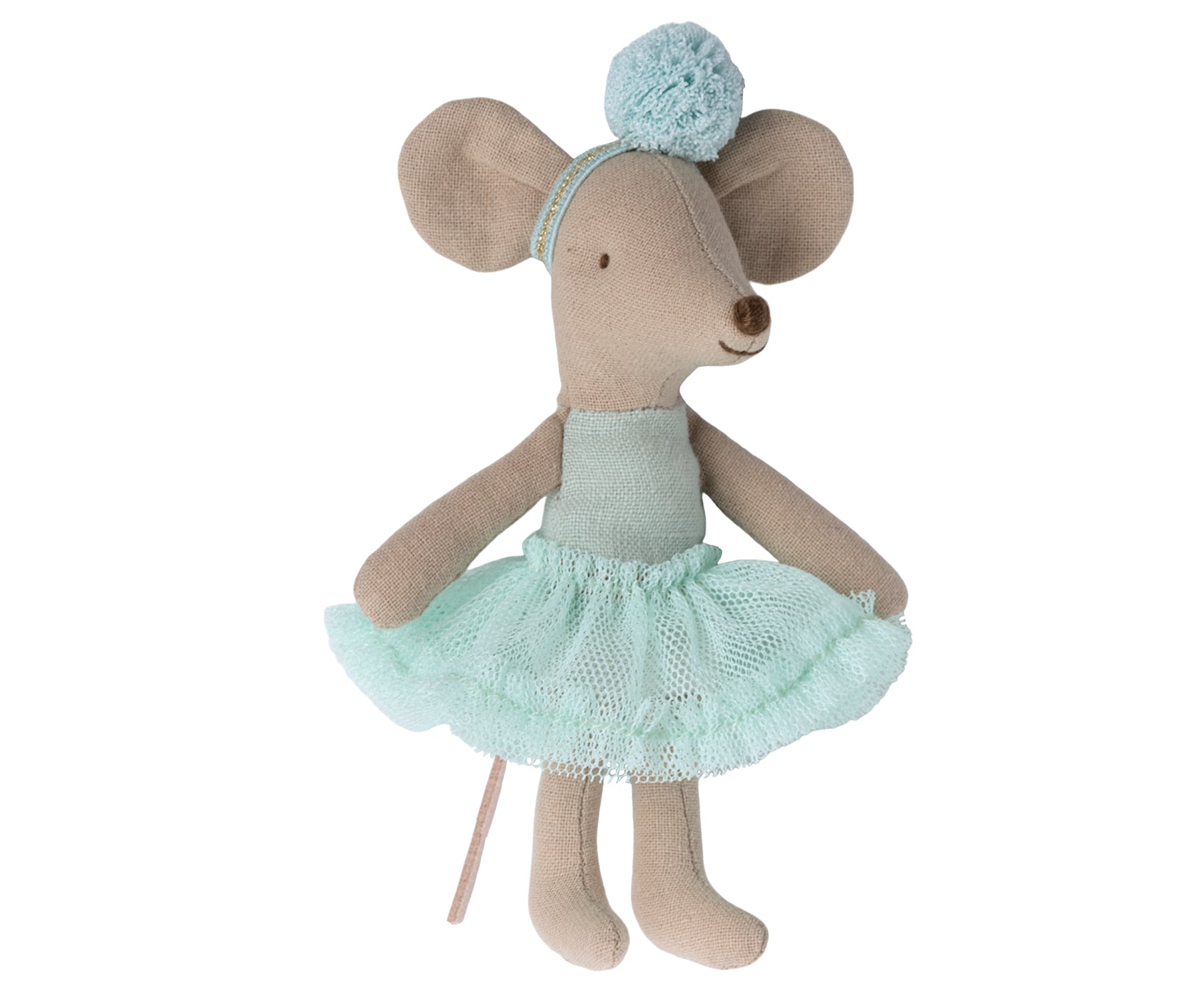 Maileg Lillesøster Ballerinamus – Lys Mint Tilbud!