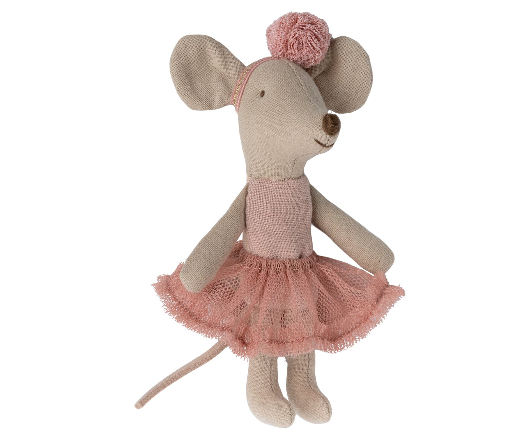 Maileg Ballerina Mus - Mørk Rosa Tilbud!