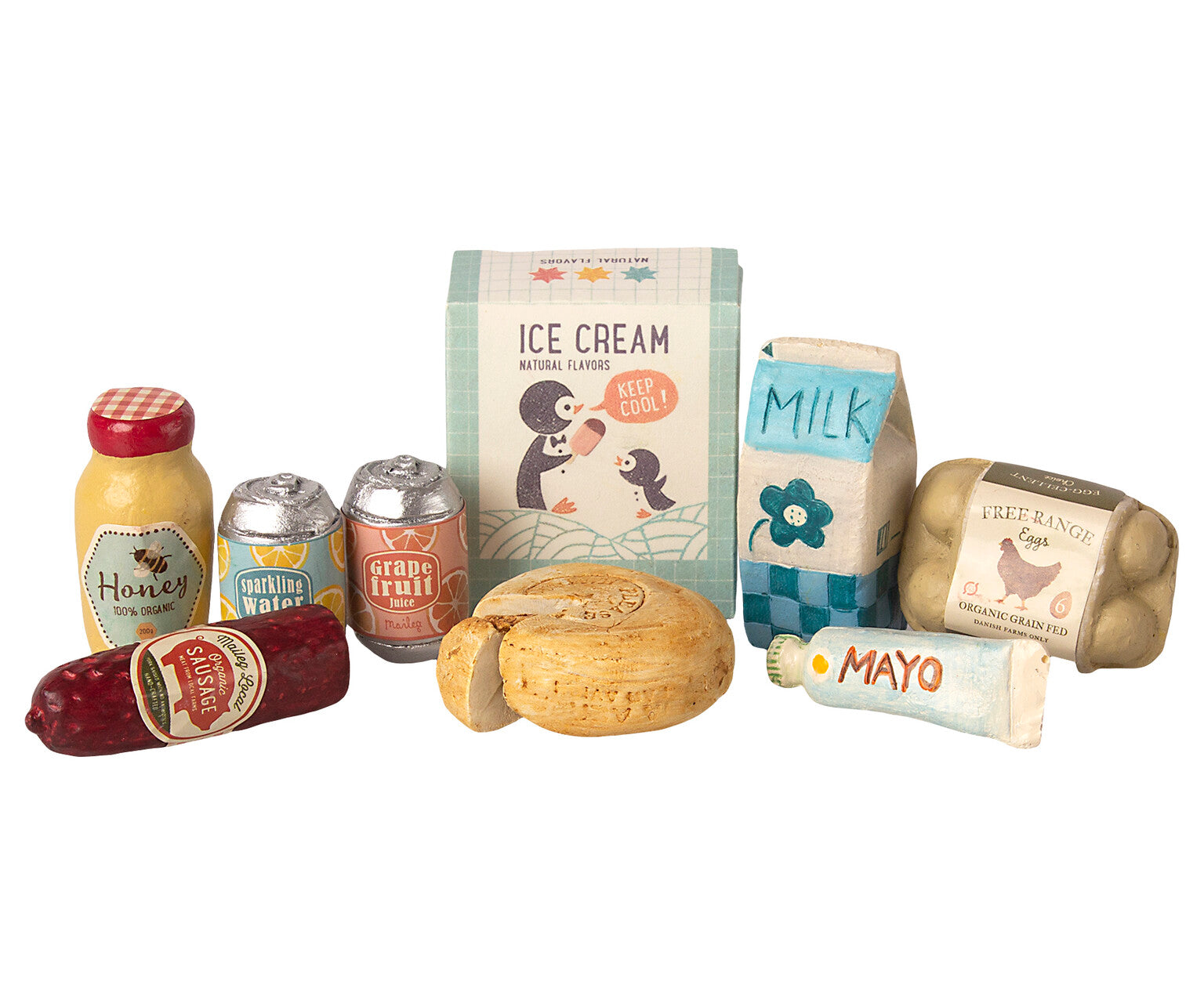 Maileg Madkasse – Fantasifuld Leg med Madvarer og Snacks