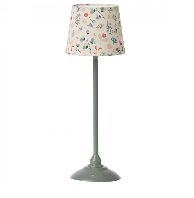 Maileg Miniature Gulvlampe - Mint til Dukkehuset