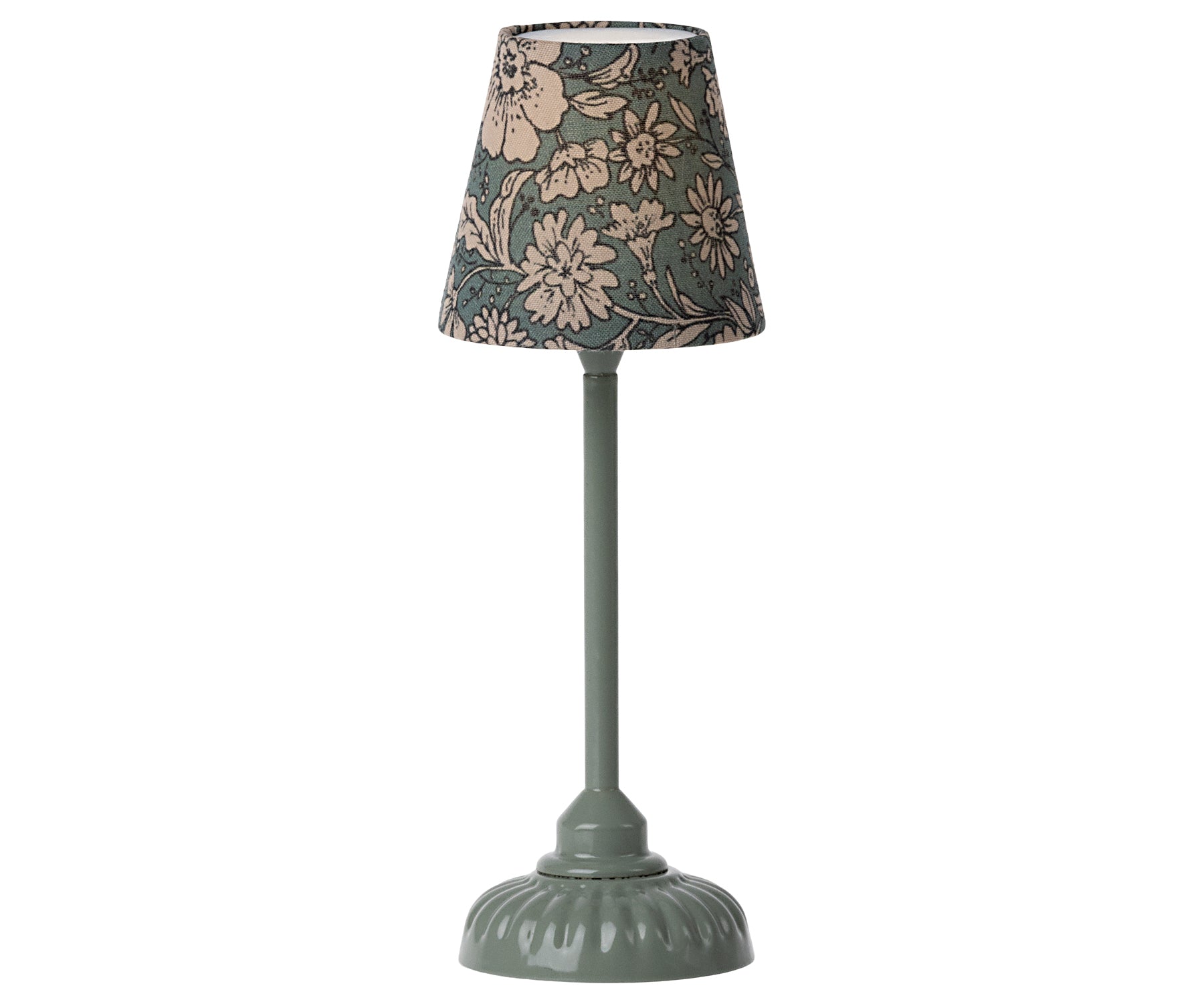 Maileg Miniature Gulvlampe – Mørk Mint Tilbud!