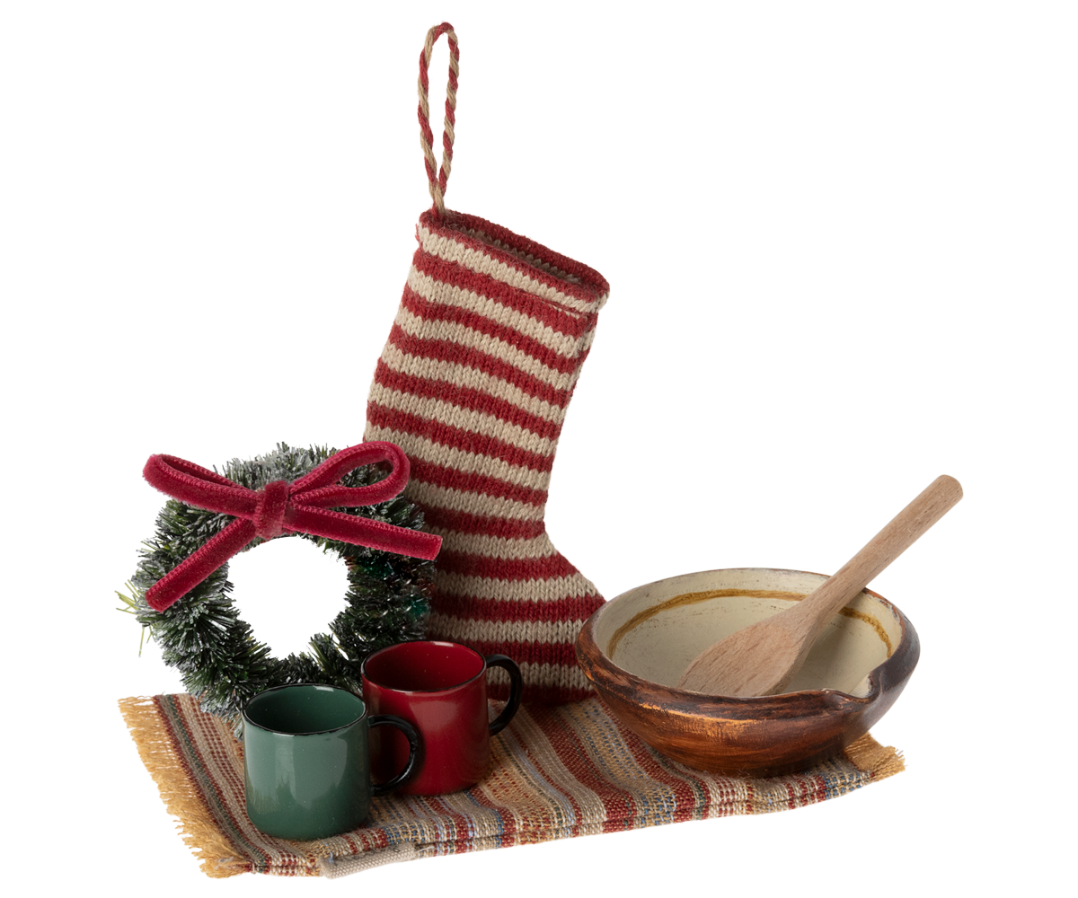 Maileg Julehygge Sæt til Mus - Skab Julestemning!