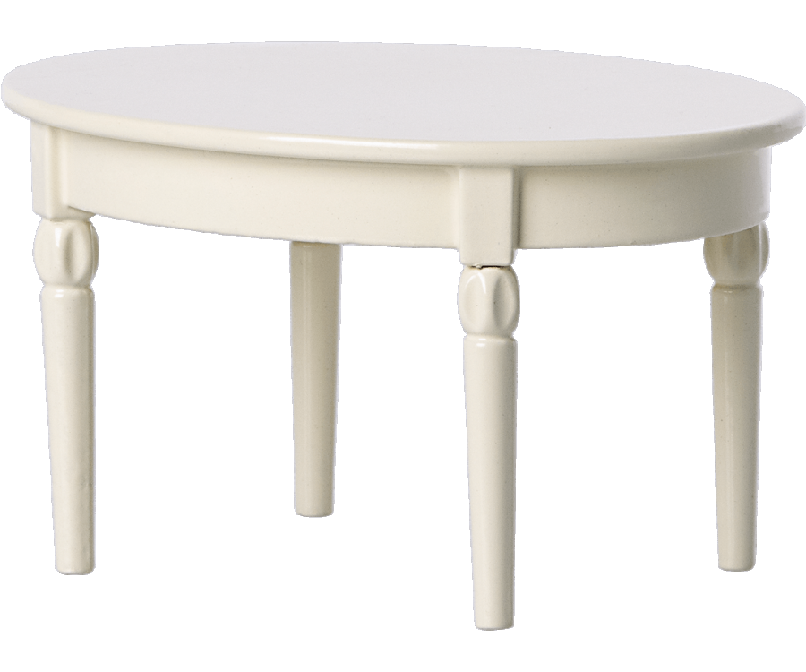 Maileg Vintage Spisebord - Hvid til Dukkehuse Tilbud!