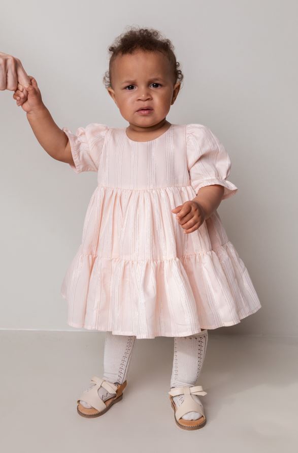 Marmar Damita Kjole – Elegant Blød Peach til Børn