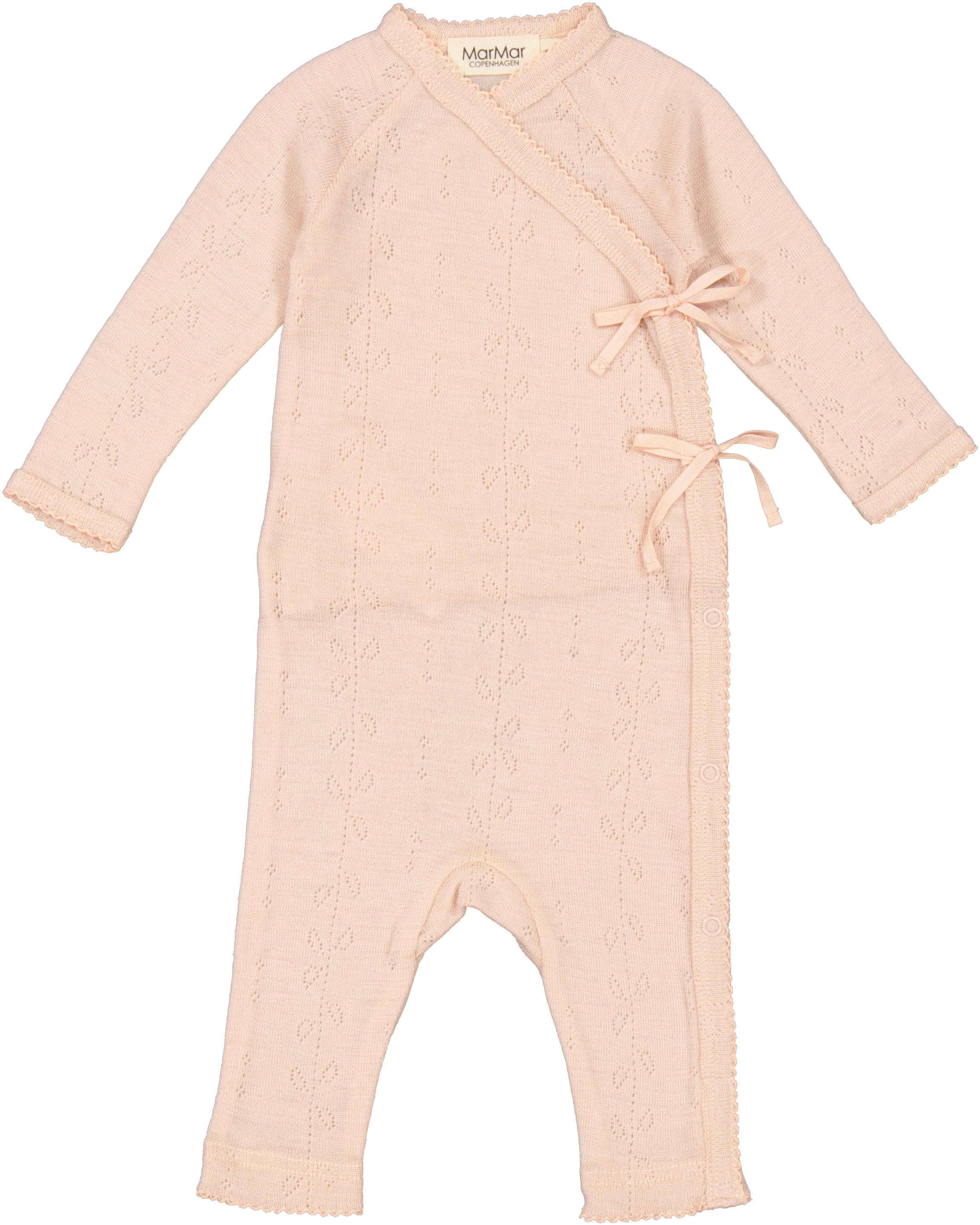 Marmar Rula Uld Heldragt til Baby - Sheer Rose - Udsalg!
