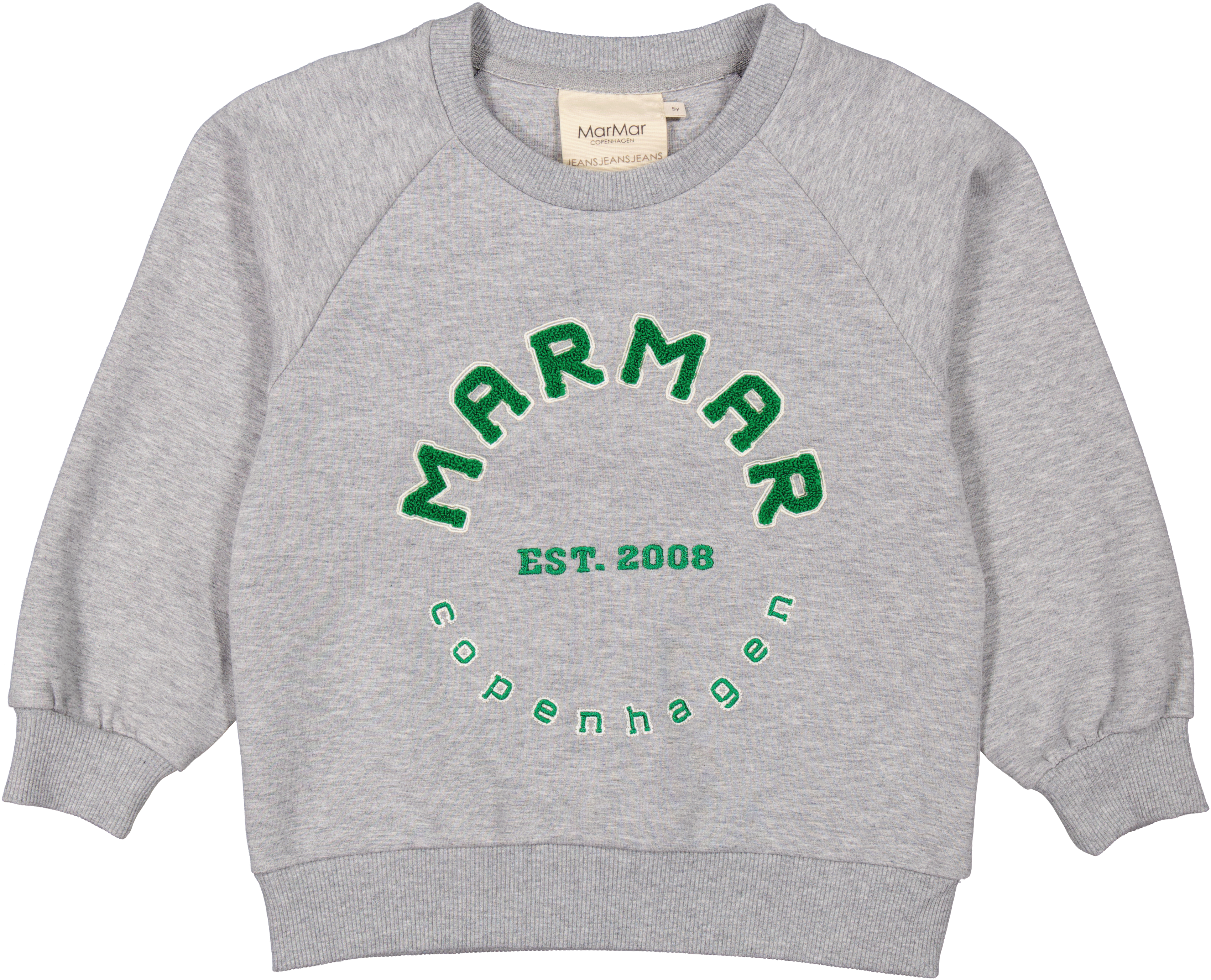 Marmar Theos Sweatshirt med Grøn Logo til Børn - Must-Have!